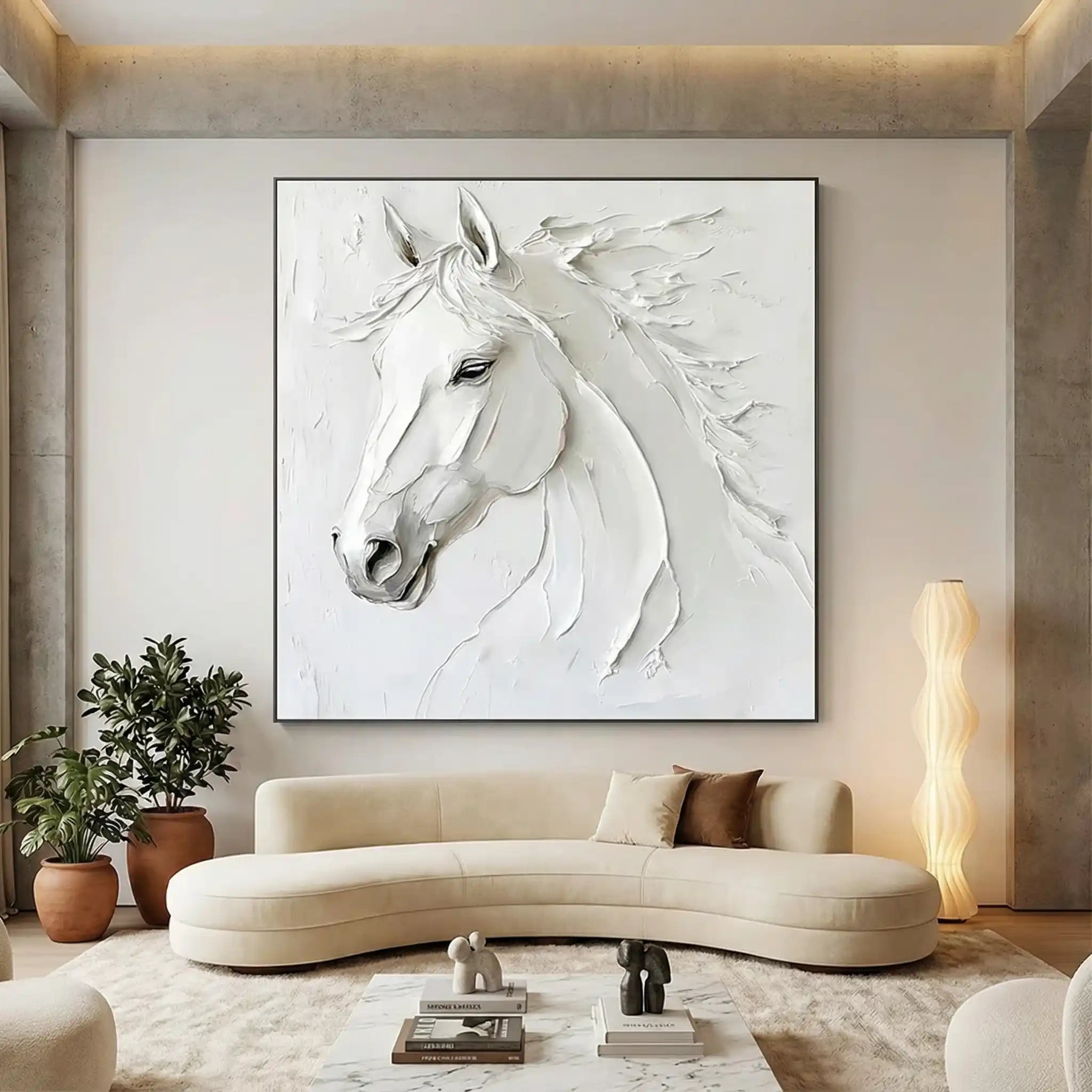 Abstract Animal Horse Wall Art #AL107