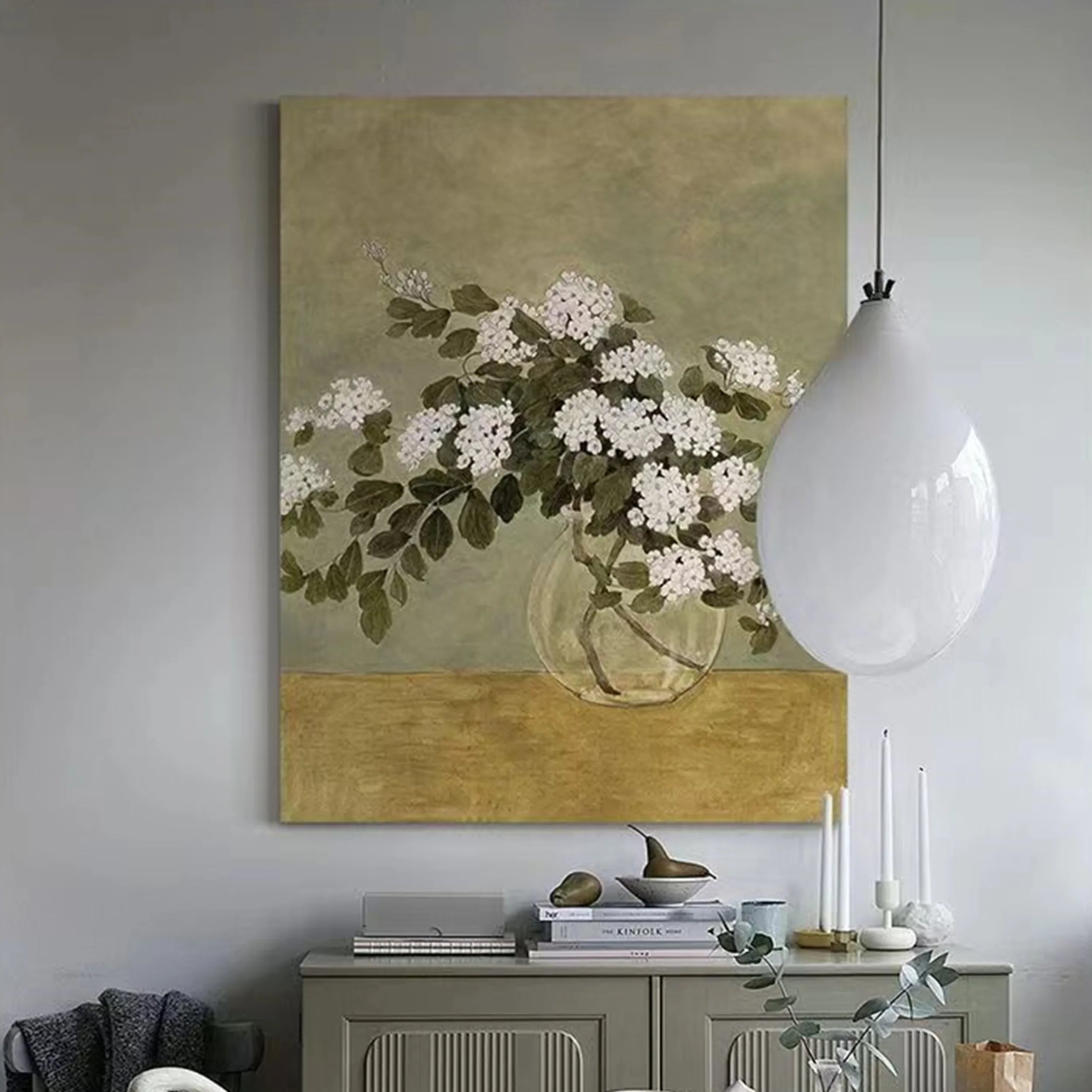 Colorful Flower & Tree Abstract Wall Art #ML023