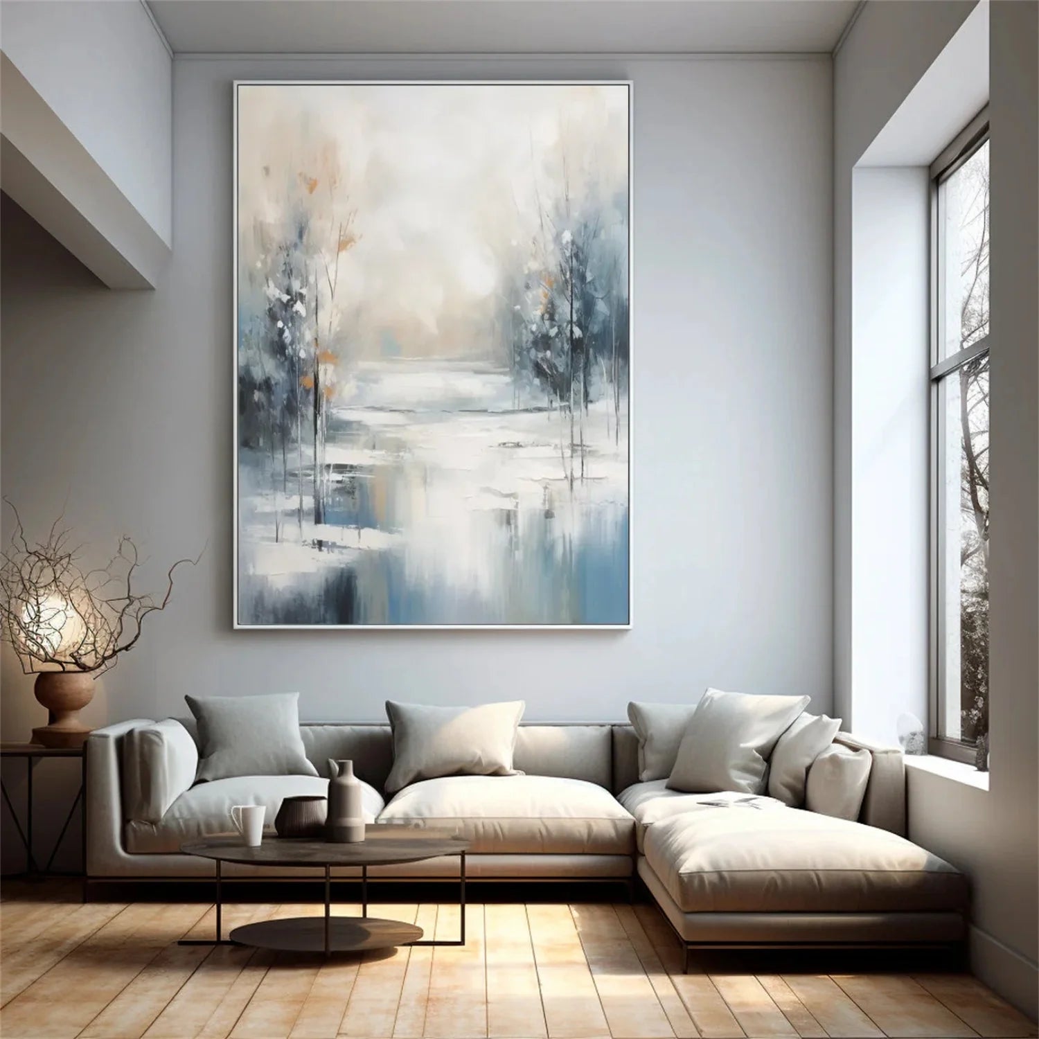 Flower & Tree Abstract Wall Art #ML161