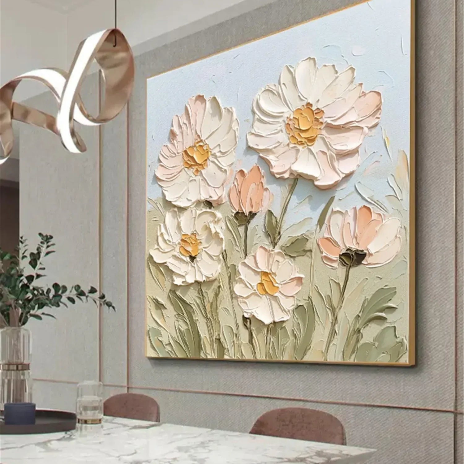 Flower & Tree Abstract Wall Art #ML092