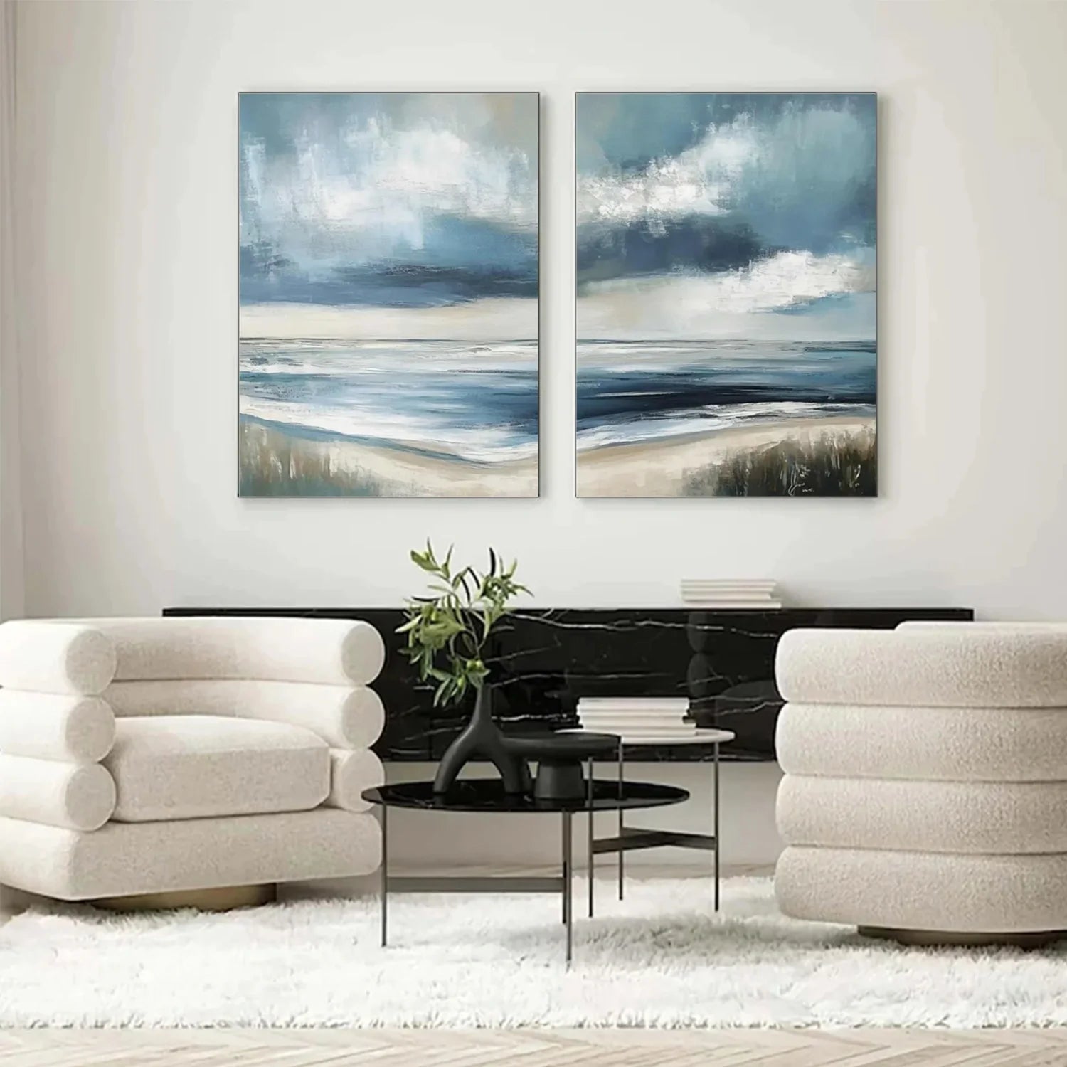 Sea & Sky Abstract Wall Art #MS128