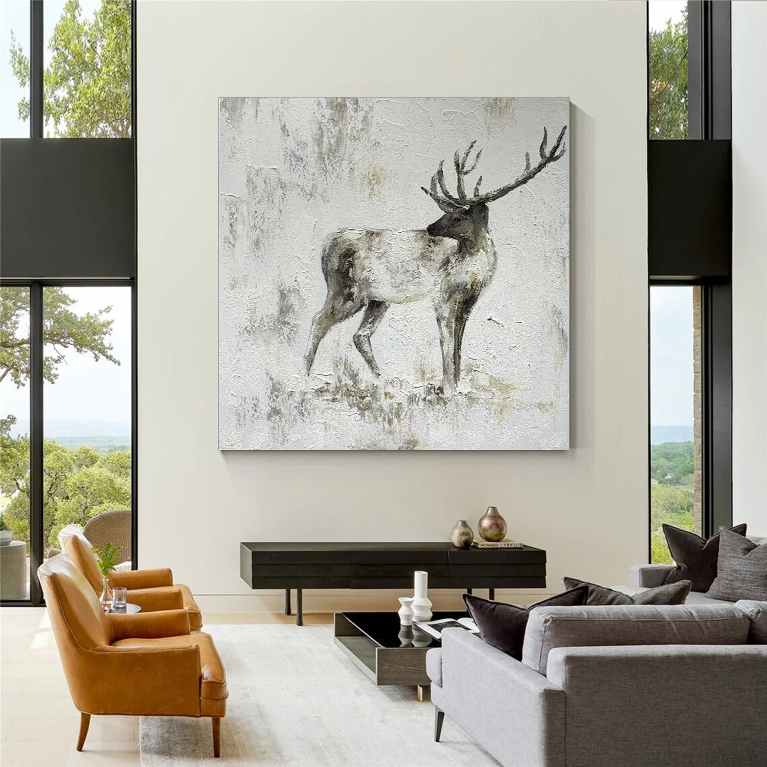 Abstract Animal Wall Art #AL137