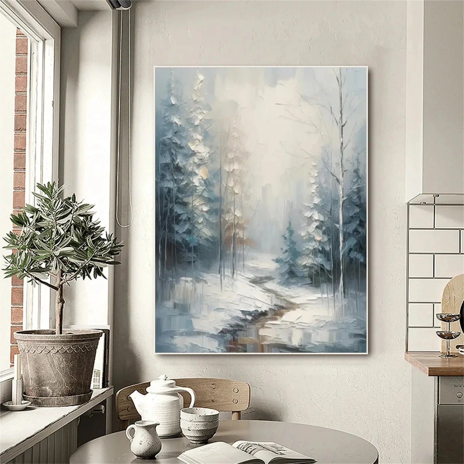 Flower & Tree Abstract Wall Art #ML160