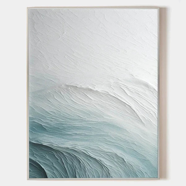 Ocean And Sky Minimalist Textured Wall Painting #OS007