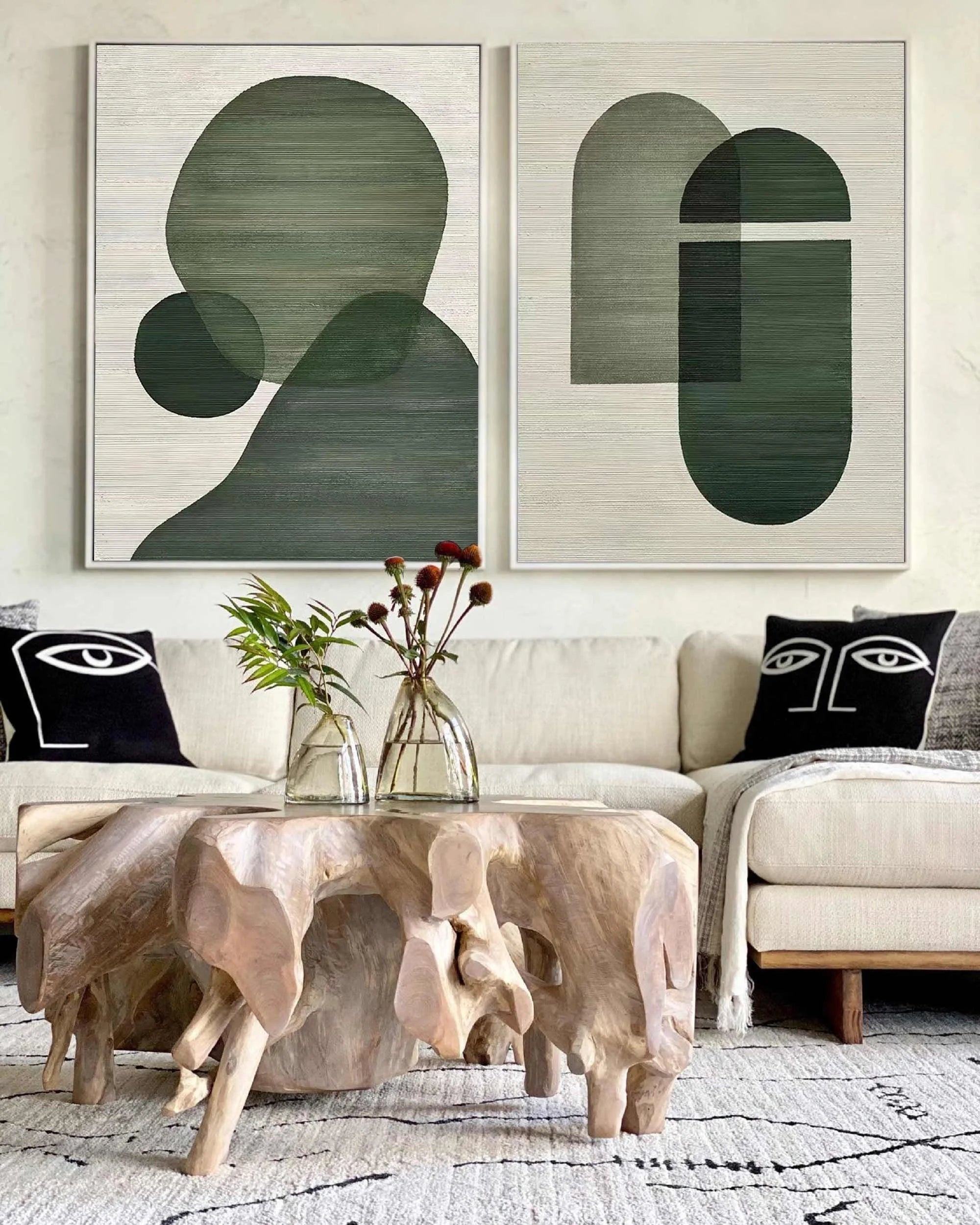 Abstract Tranquility Set of 2 #WS024