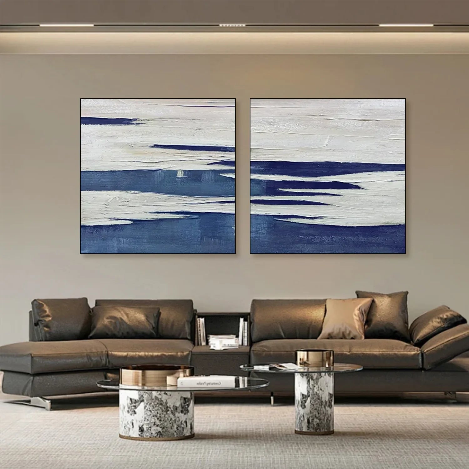 Abstract Canvas Art Set of 2 #WS633