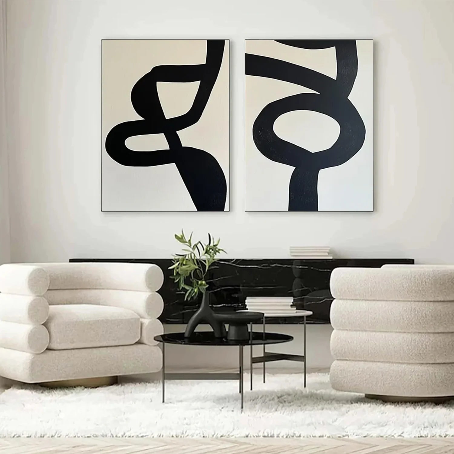 Abstract Tranquility Set of 2 #WS556