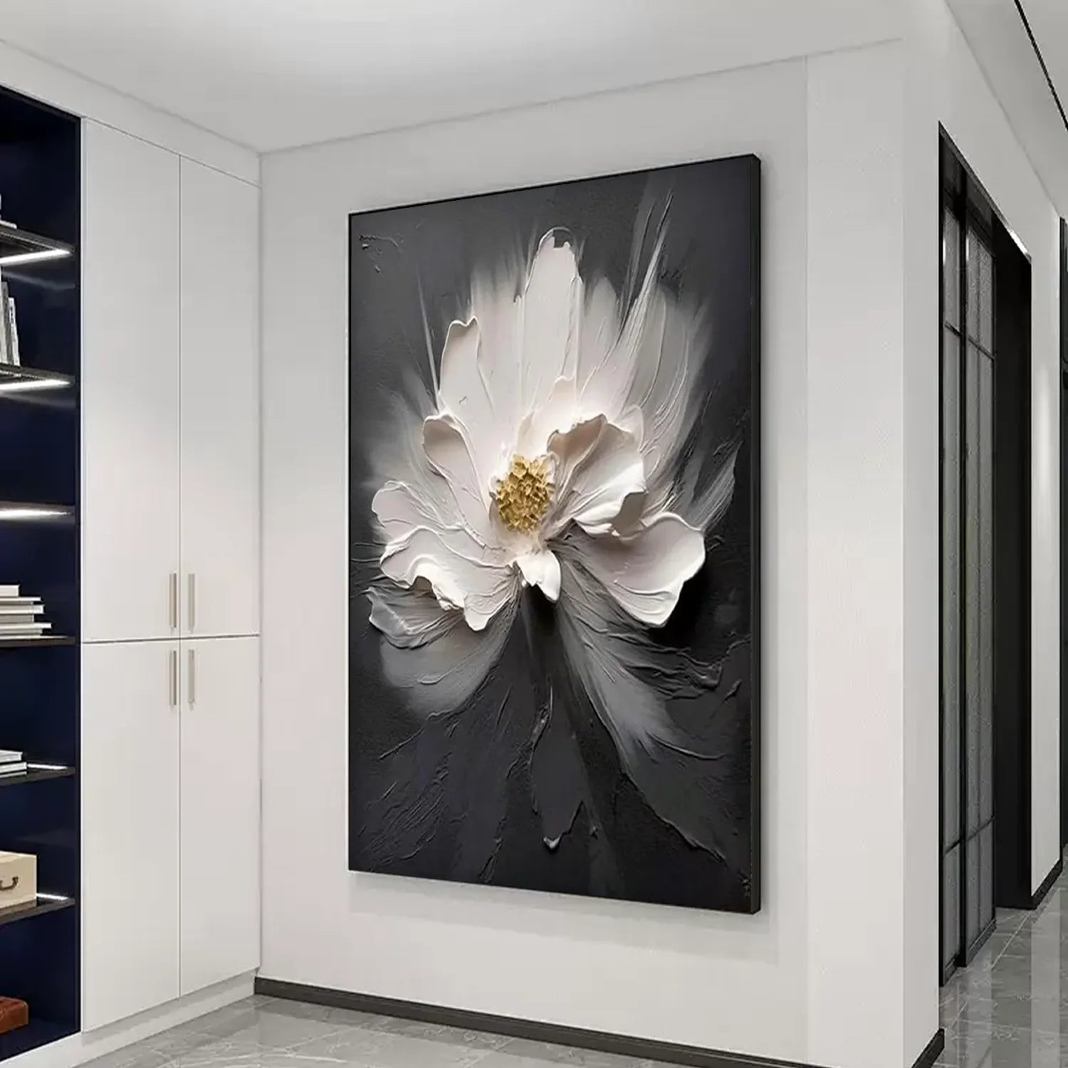 Flower & Tree Abstract Textured Wall Art #ML132