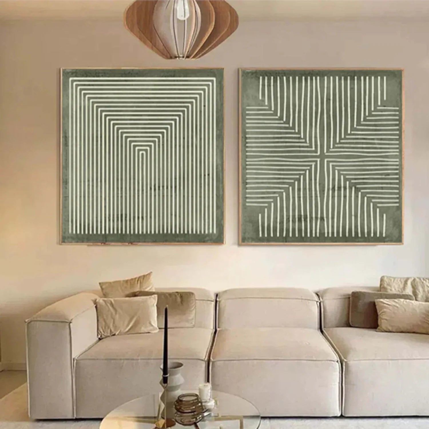 Minimalist Canvas Art Set of 2 #MM263