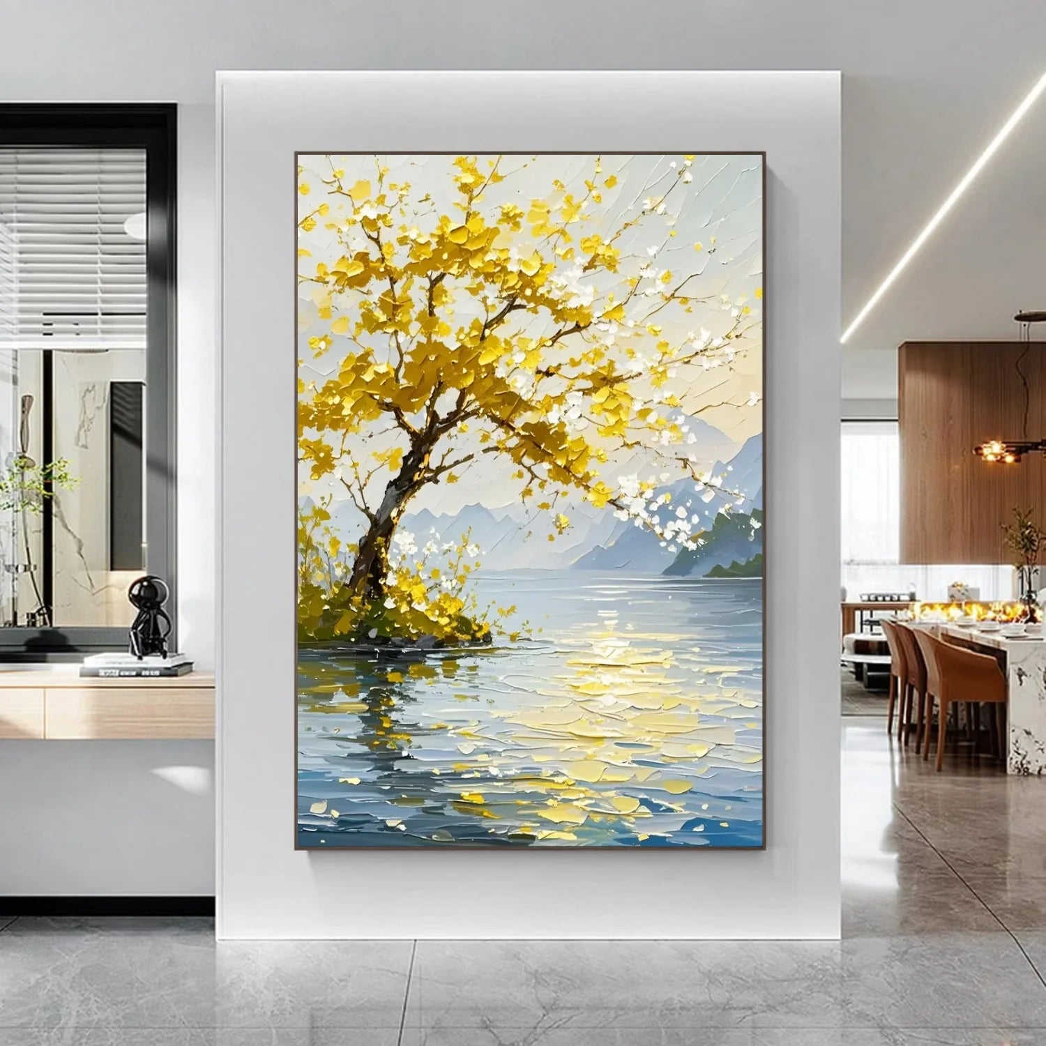 Tree Abstract Textured Wall Art #TP074