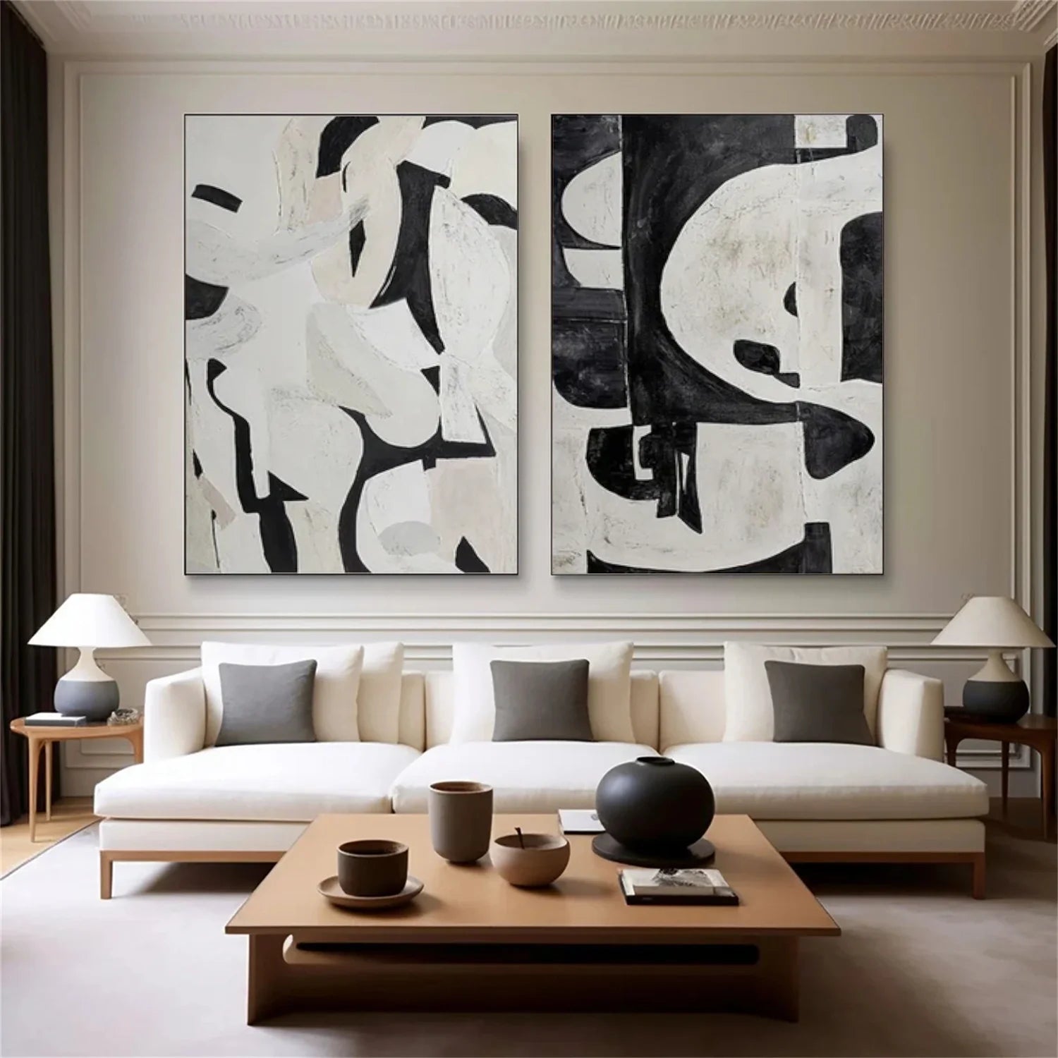 Minimalist Canvas Art Set of 2 #MM265