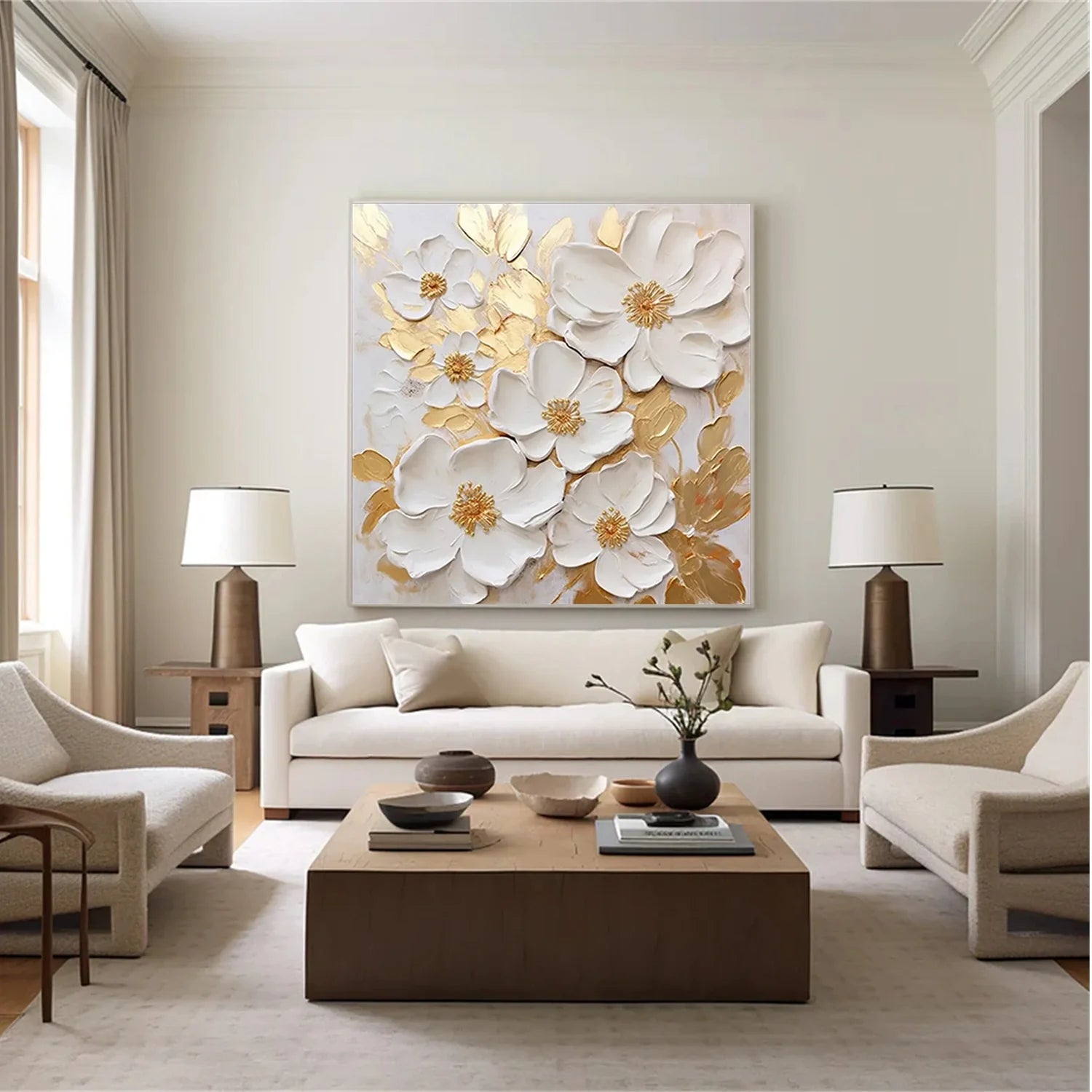 Flower & Tree Abstract Wall Art #ML090