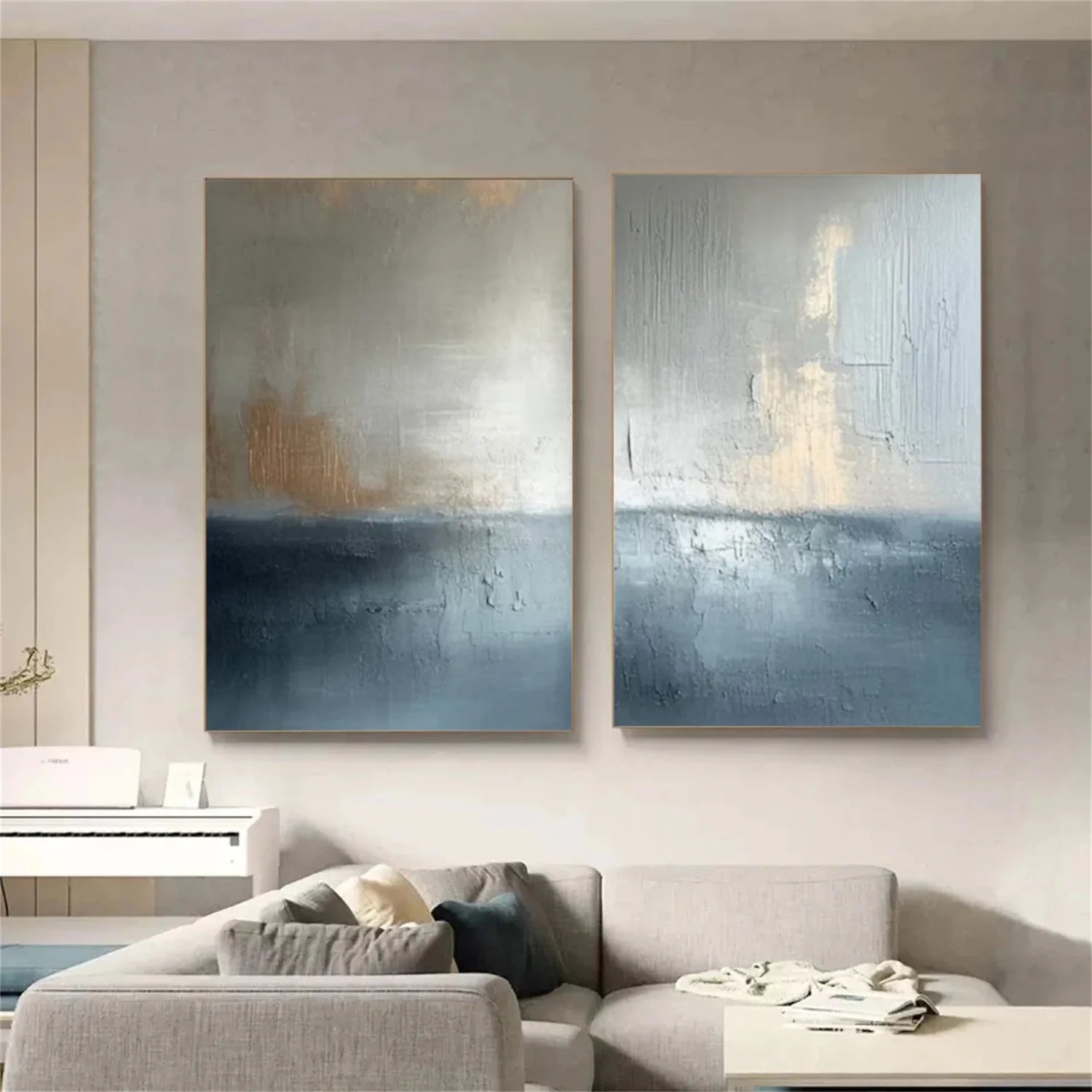 Abstract Canvas Art Set of 2 #WS741