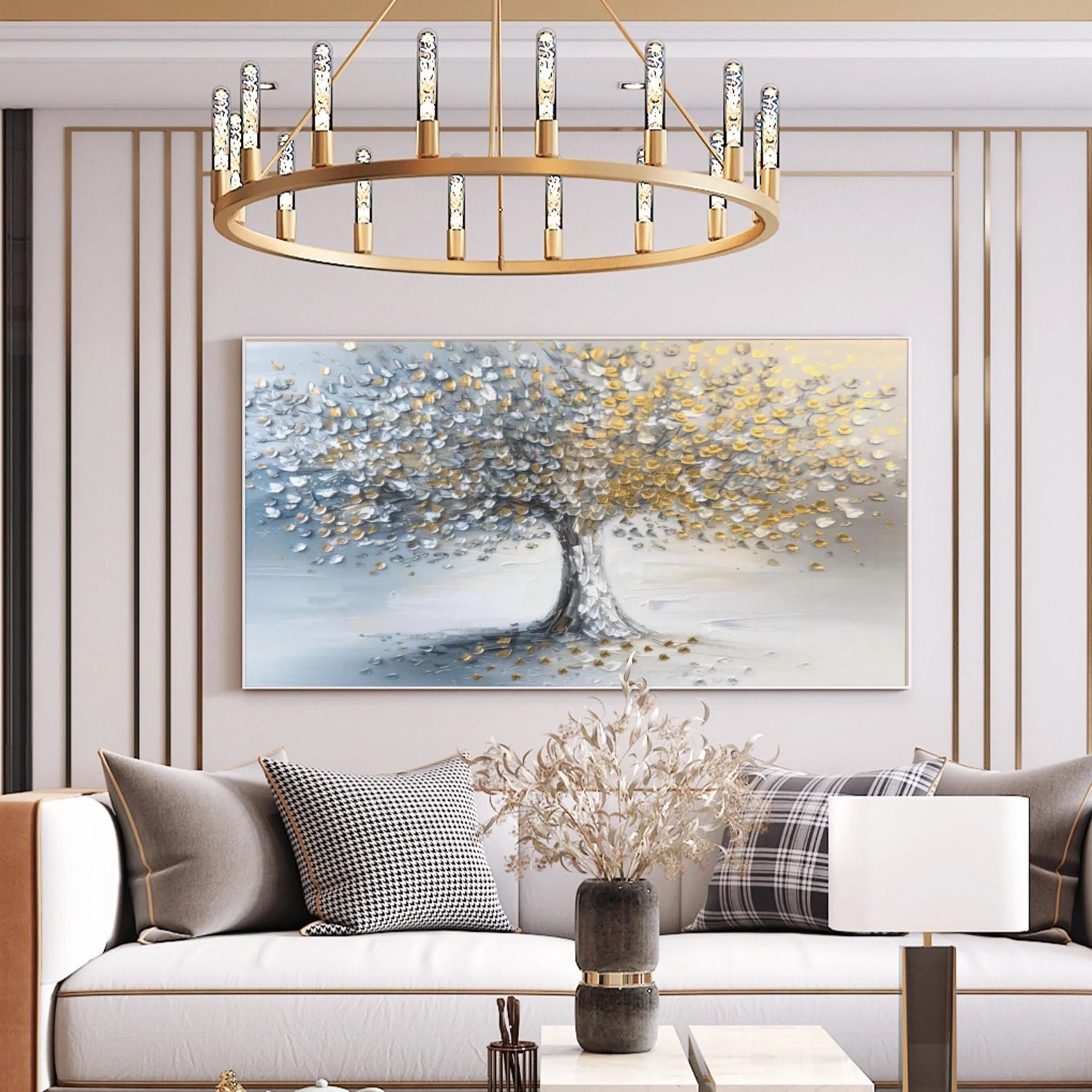 Tree Abstract Textured Wall Art #TP057