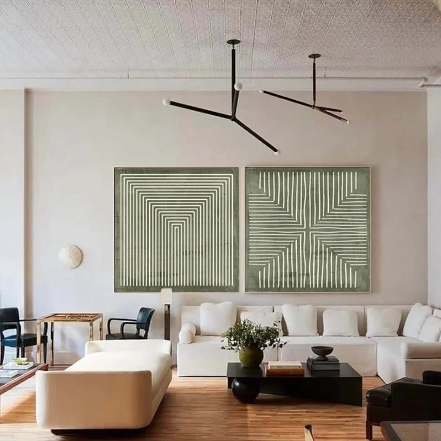 Minimalist Canvas Art Set of 2 #MM263