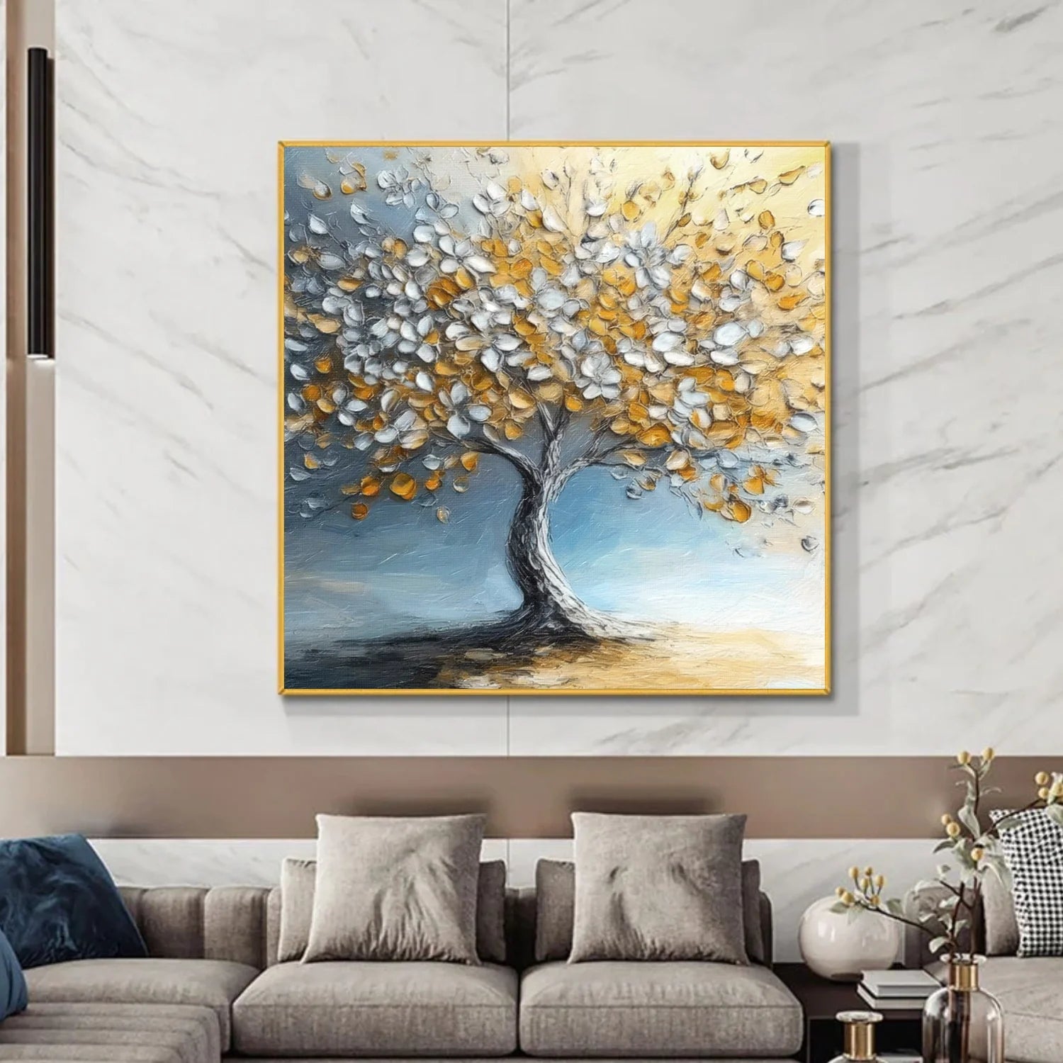 Tree Abstract Textured Wall Art #TP062