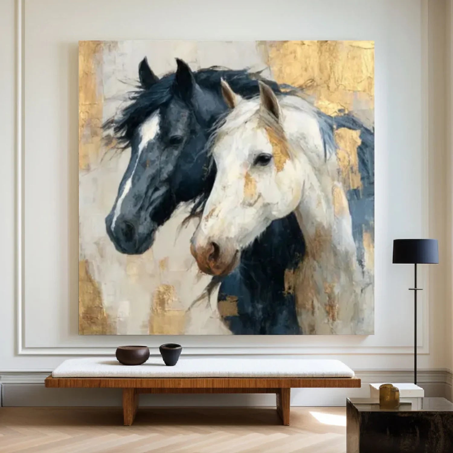 Abstract Animal Horse Wall Art #AL144