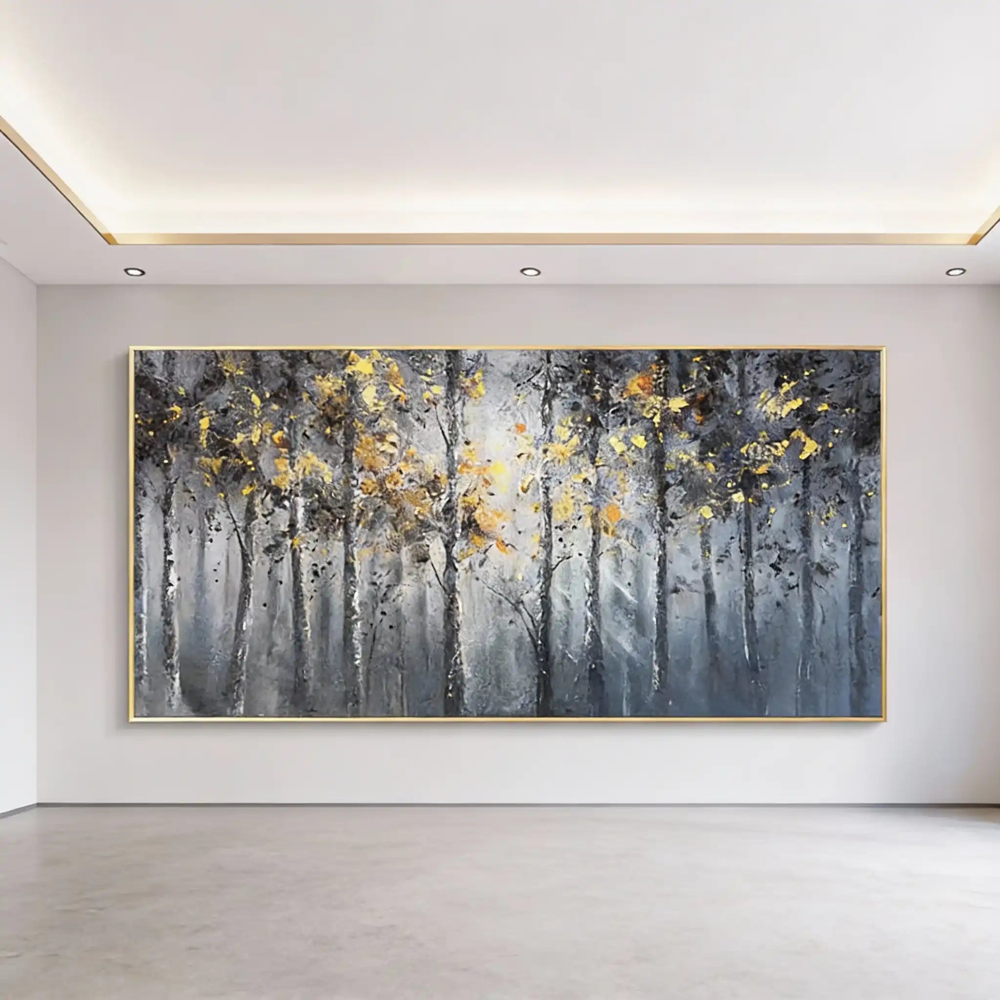 Colorful Flower & Tree Abstract Wall Art #ML049