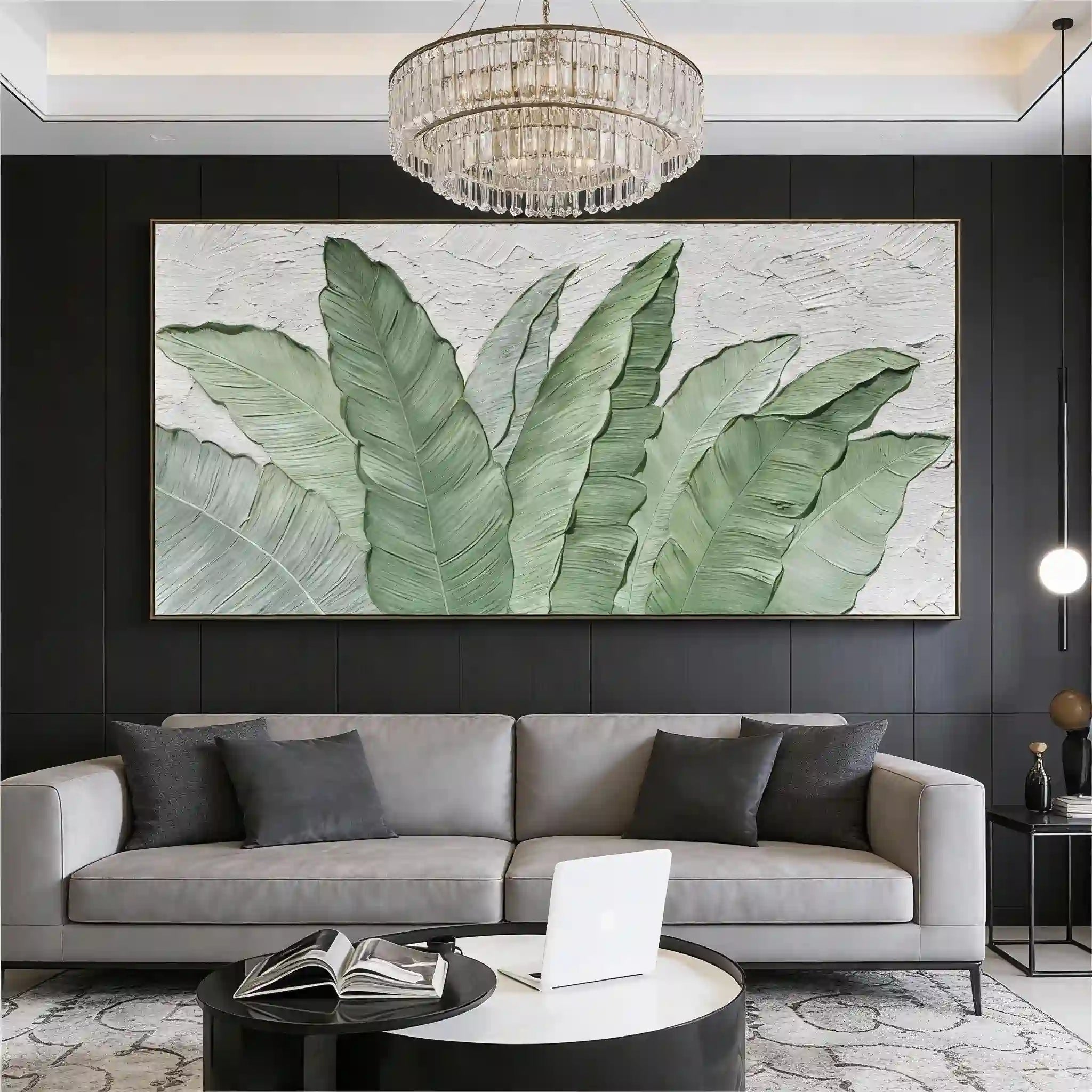 Colorful Flower & Tree Abstract Wall Art #ML054