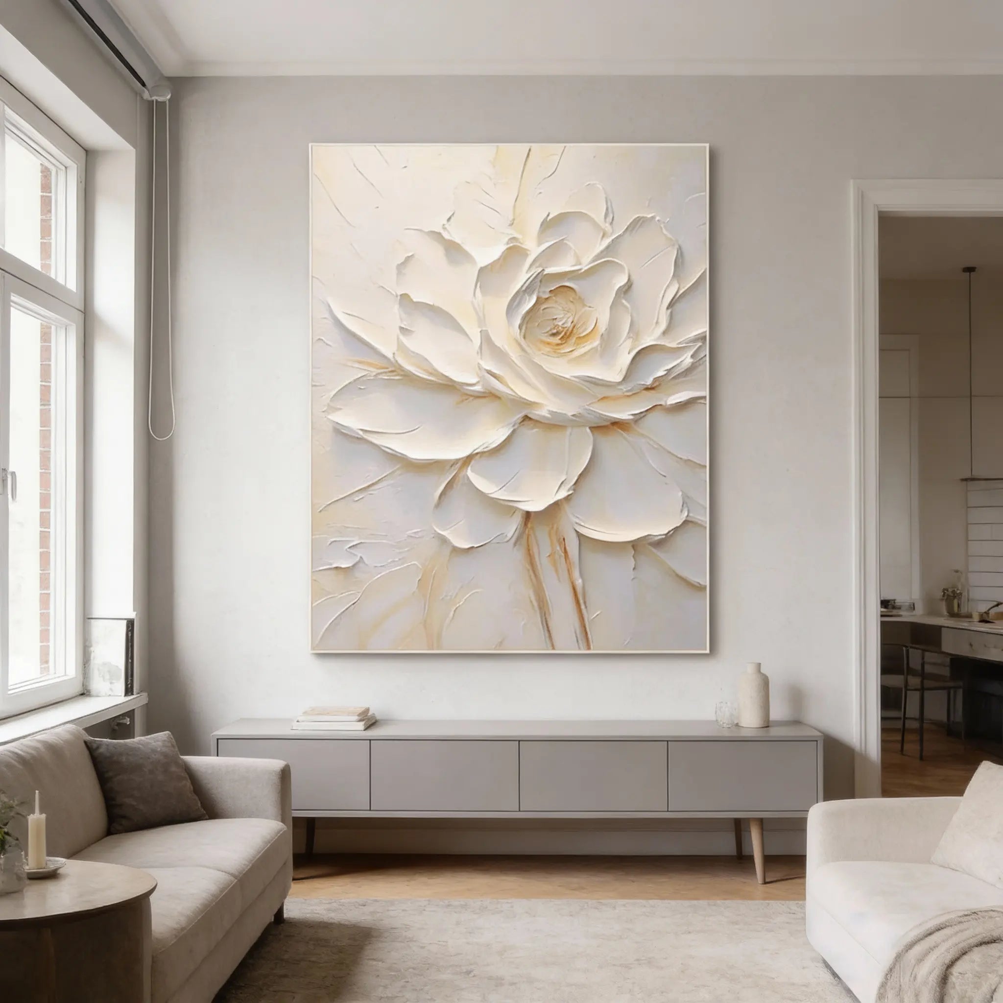 Flower & Tree Abstract Textured Wall Art #ML079