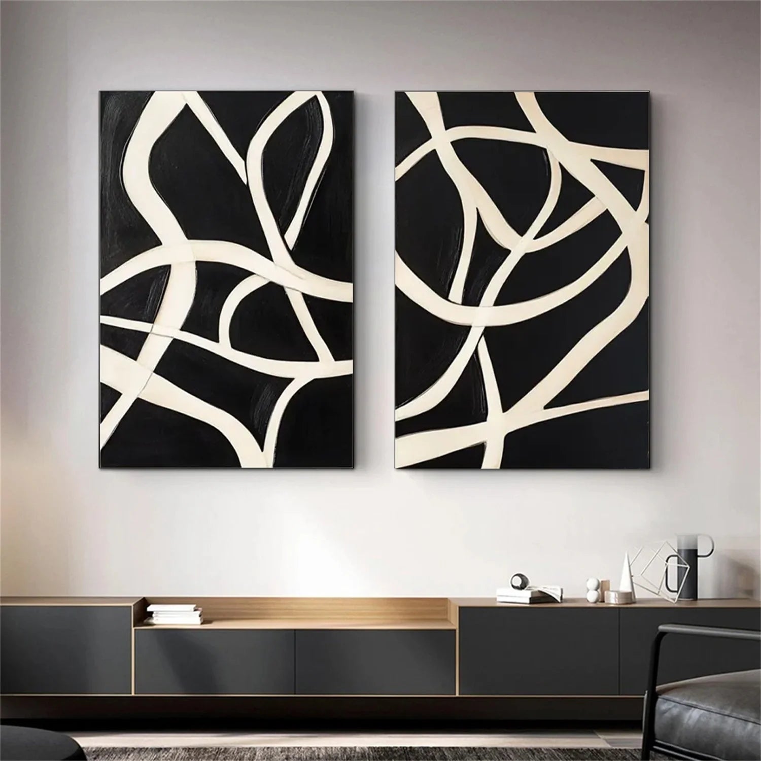 Abstract Tranquility Set of 2 #WS554