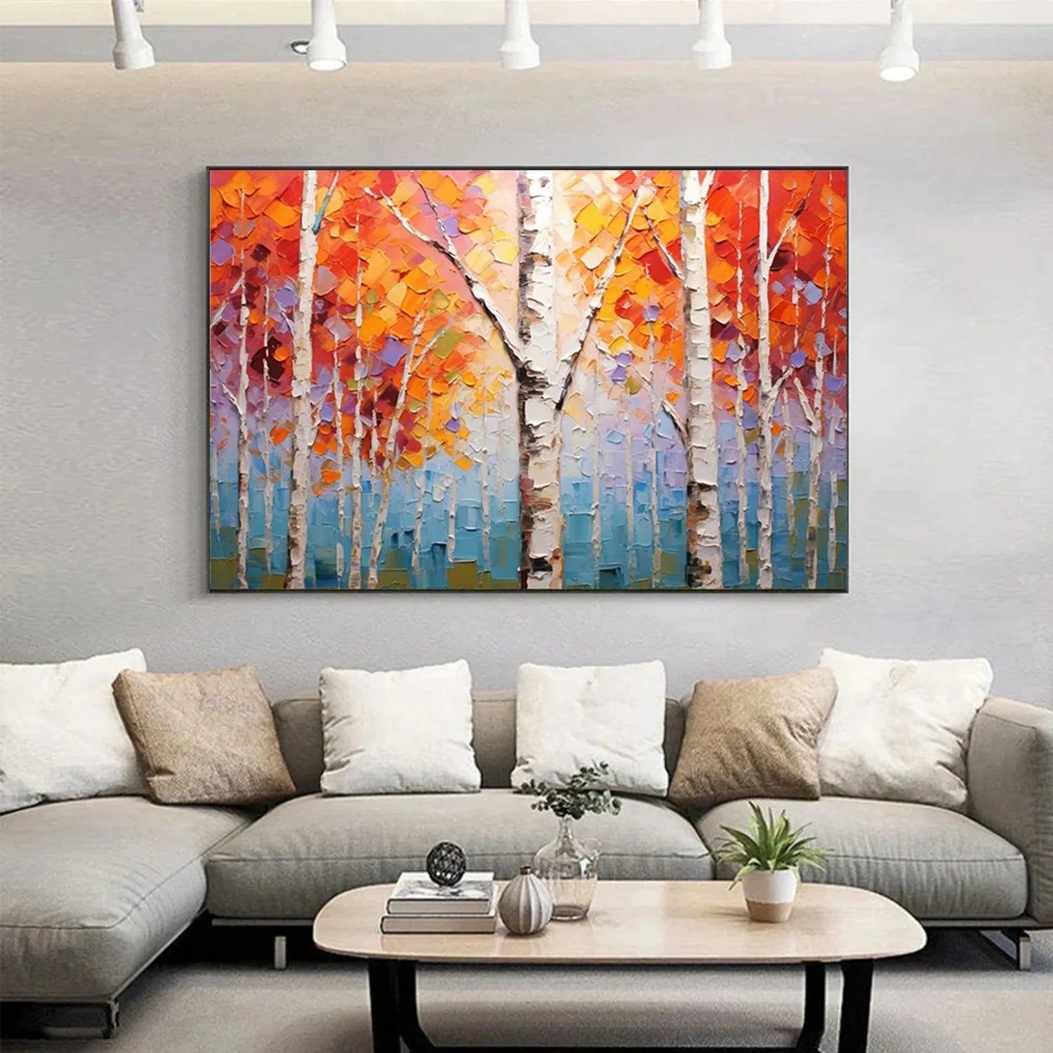 Tree Abstract Textured Wall Art #TP050