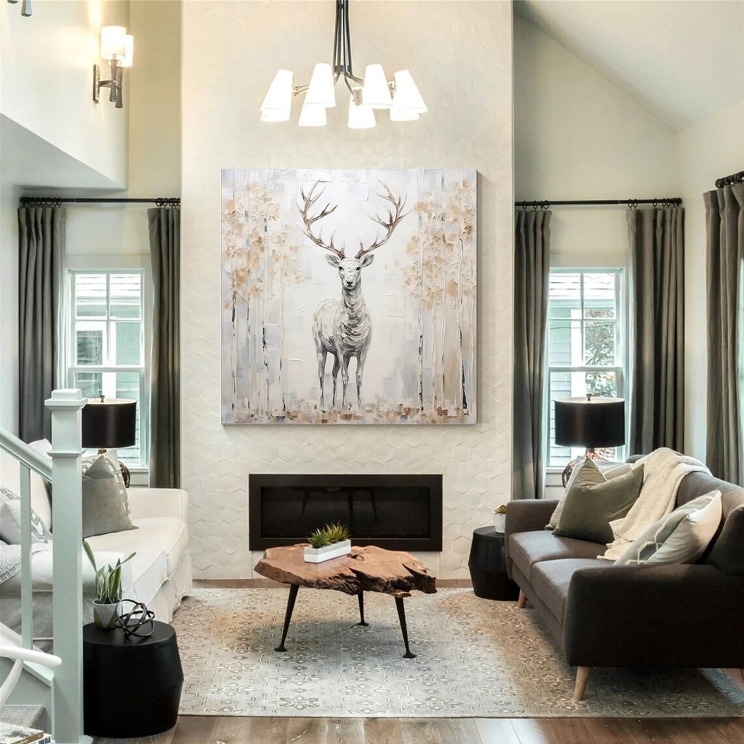 Abstract Animal Wall Art #AL135