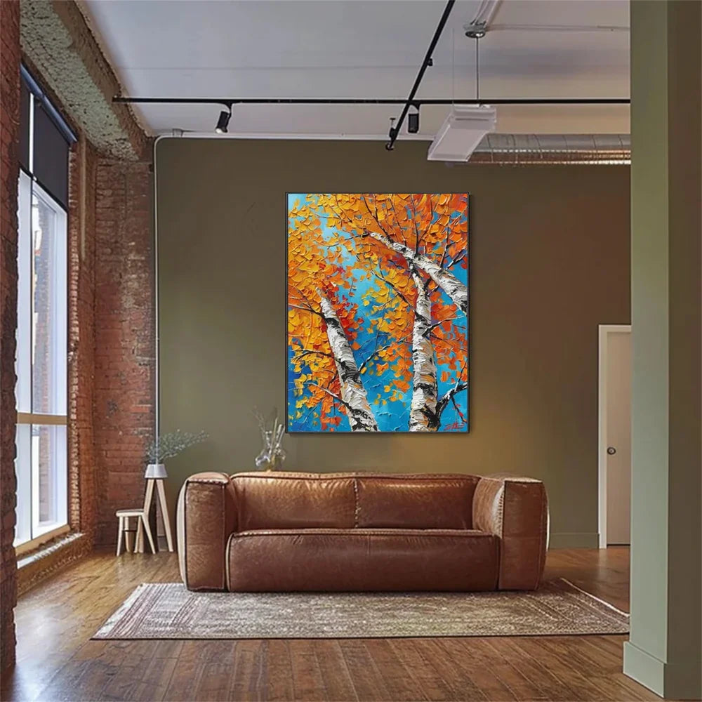 Tree Textured Painting Canvas #TP028