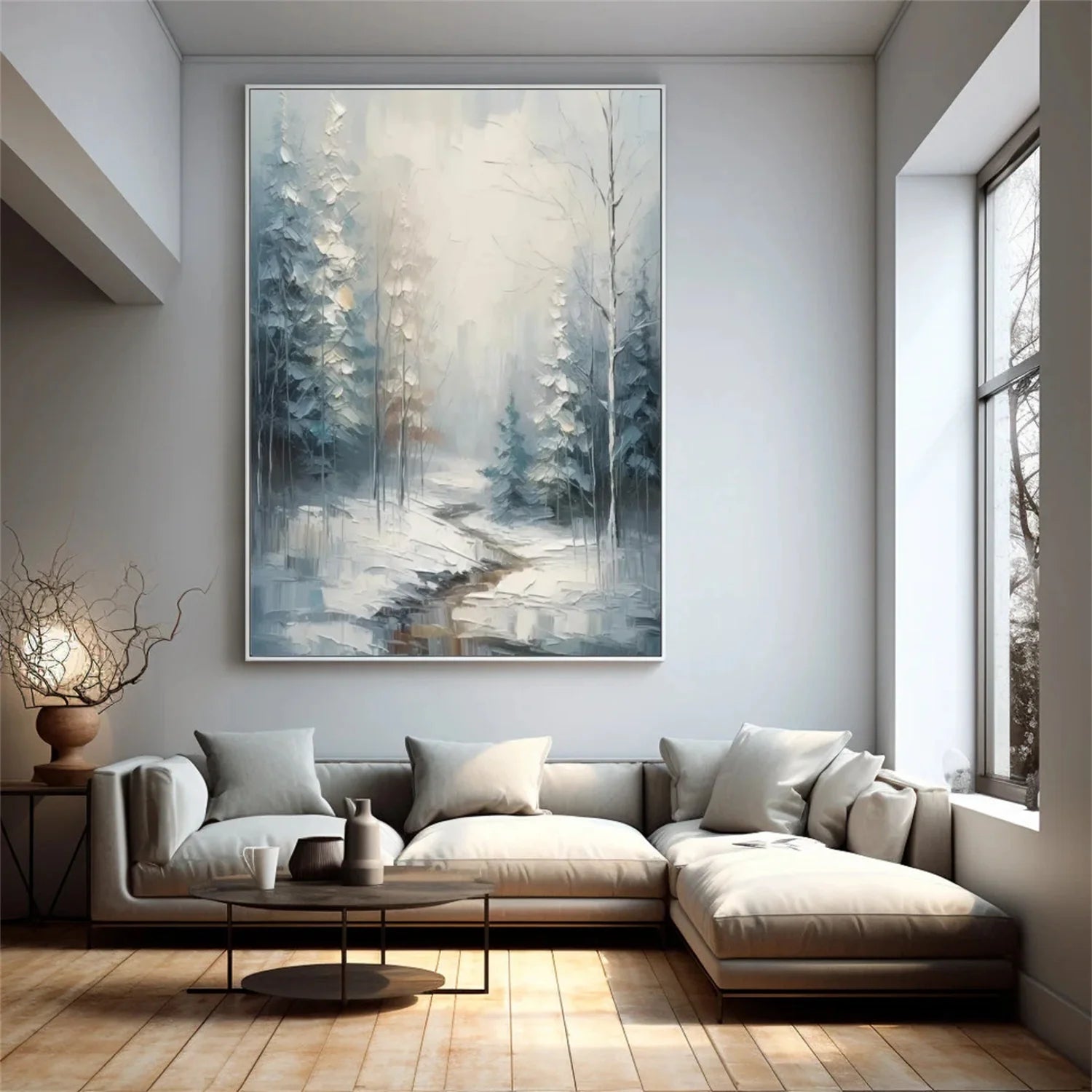 Flower & Tree Abstract Wall Art #ML160