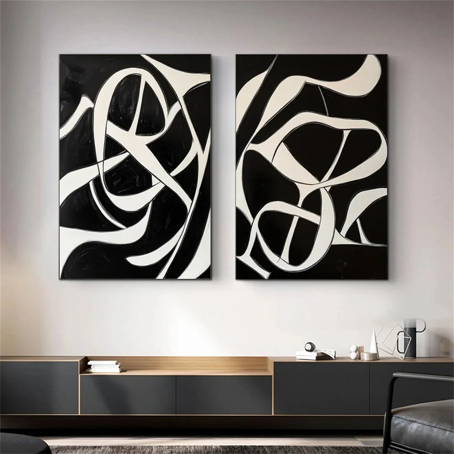 Abstract Tranquility Set of 2 #WS557