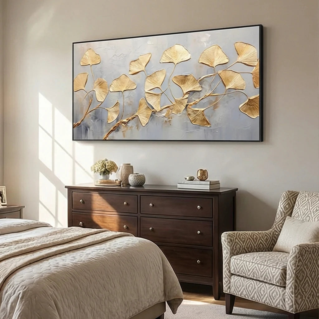 Flower & Tree Abstract Textured Wall Art #ML094