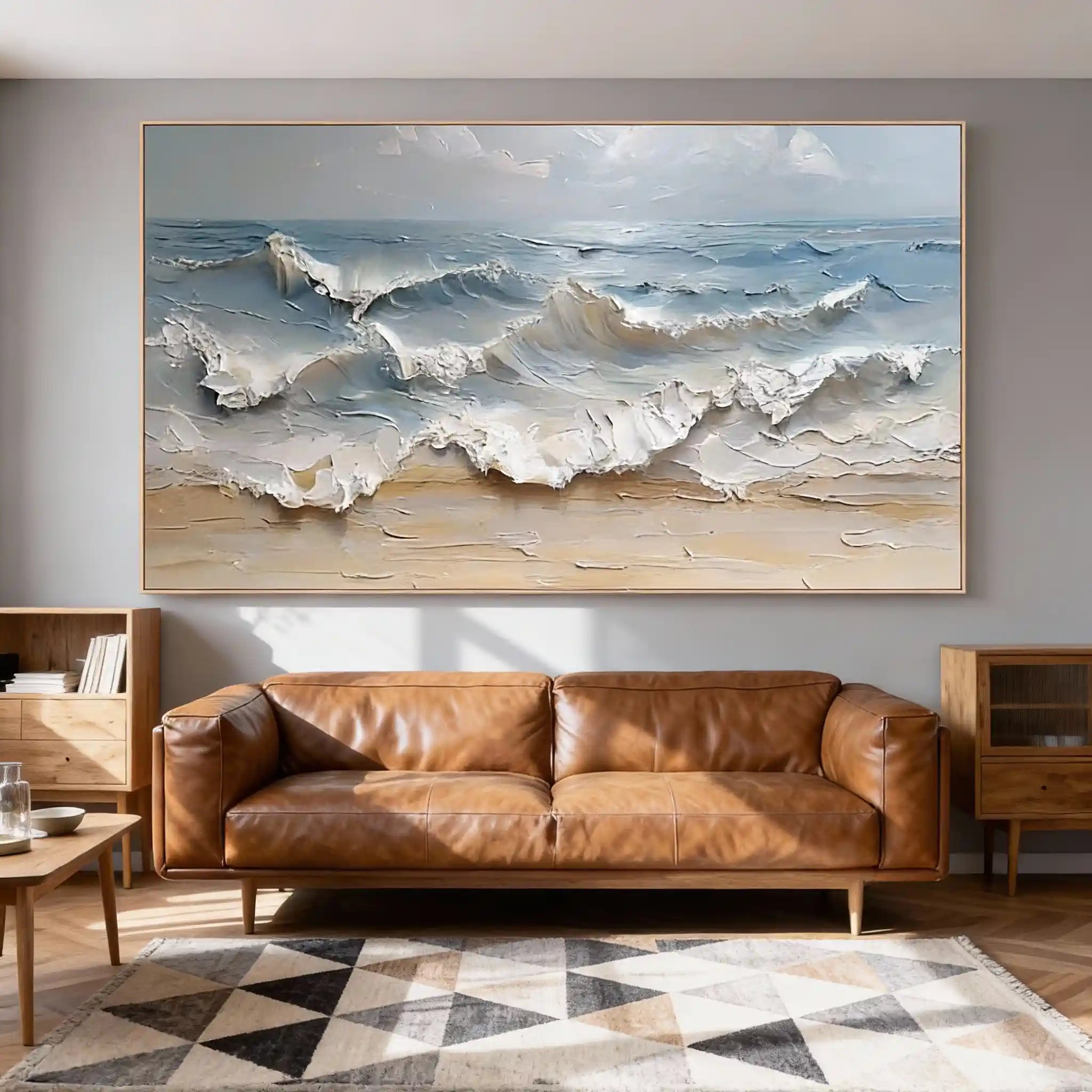Textured Ocean Wallart for Decor #BGM 052