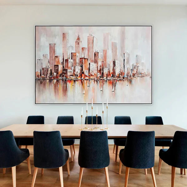 Abstract Urban Landscape Wall Art Painting #UL004