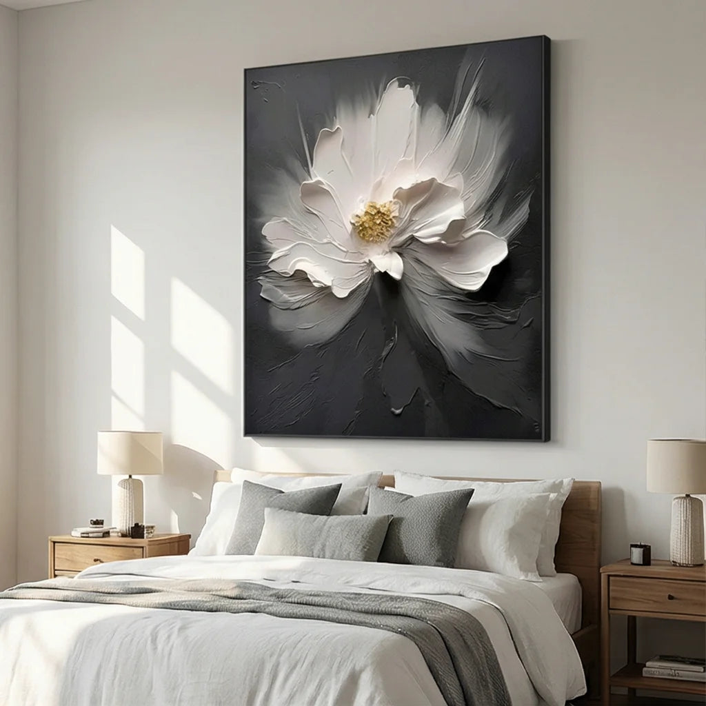 Flower & Tree Abstract Textured Wall Art #ML132