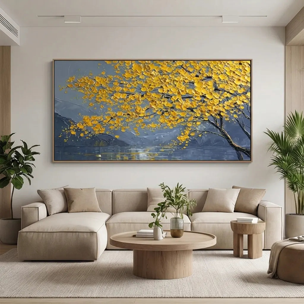 Flower & Tree Abstract Textured Wall Art #ML170