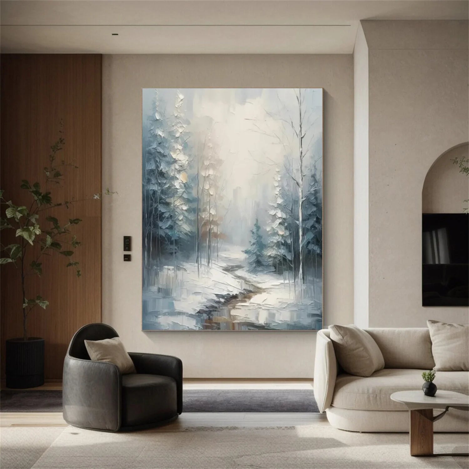 Flower & Tree Abstract Wall Art #ML160