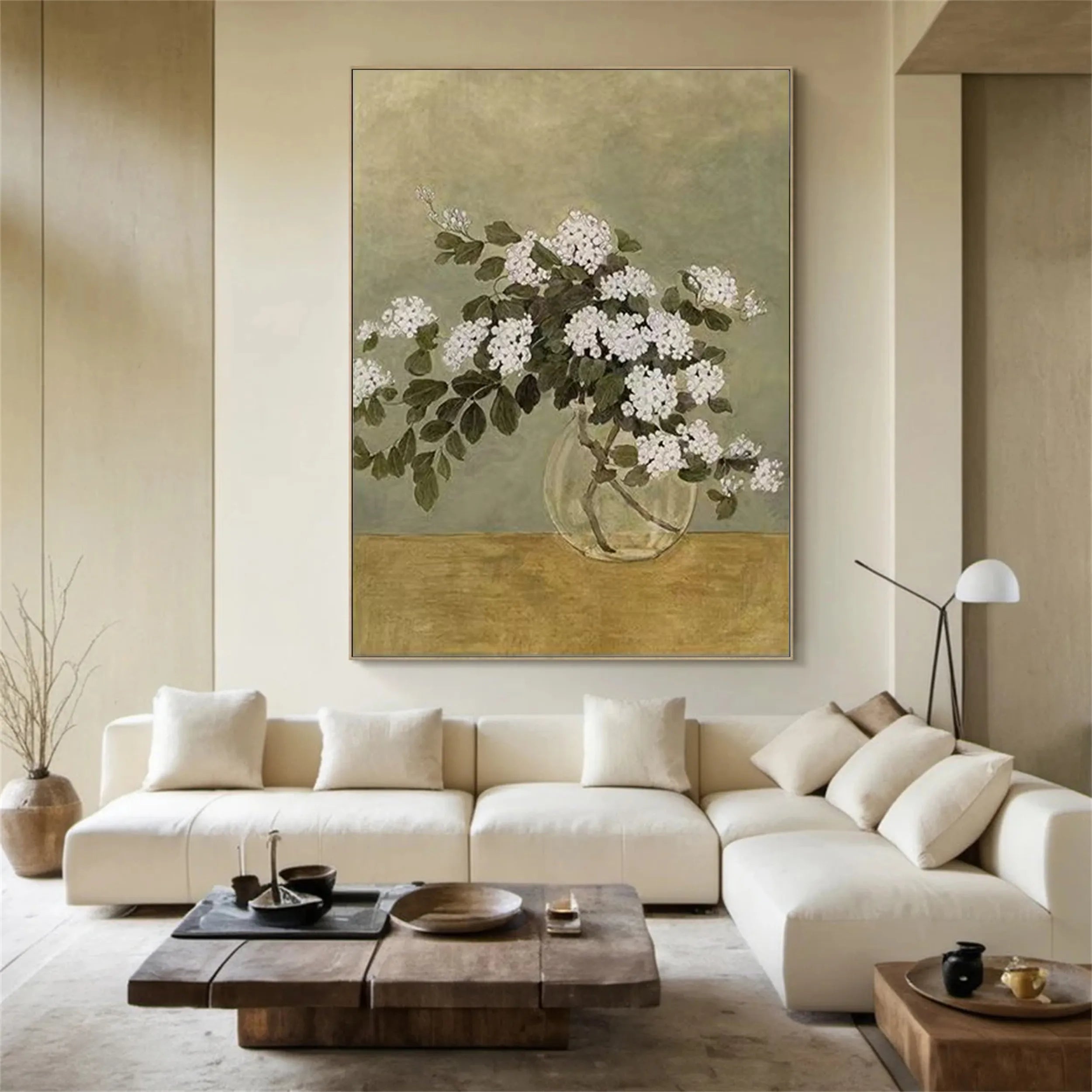 Colorful Flower & Tree Abstract Wall Art #ML023