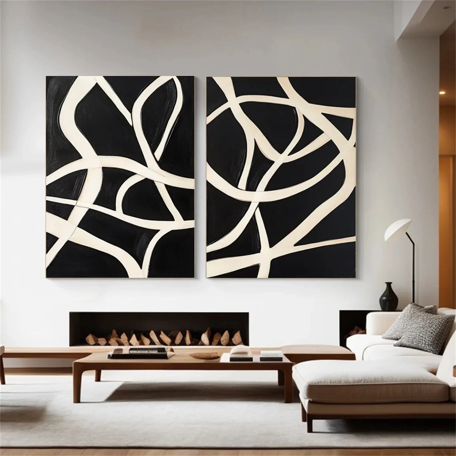 Abstract Tranquility Set of 2 #WS554