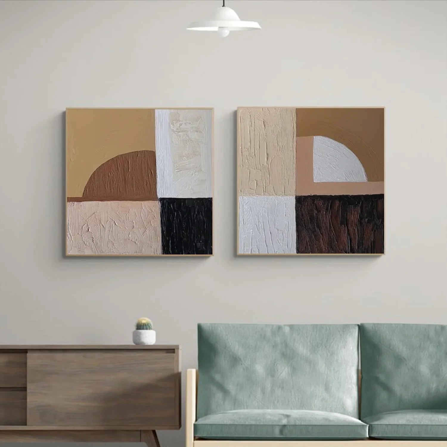Abstract Canvas Art Set of 2 #WS806