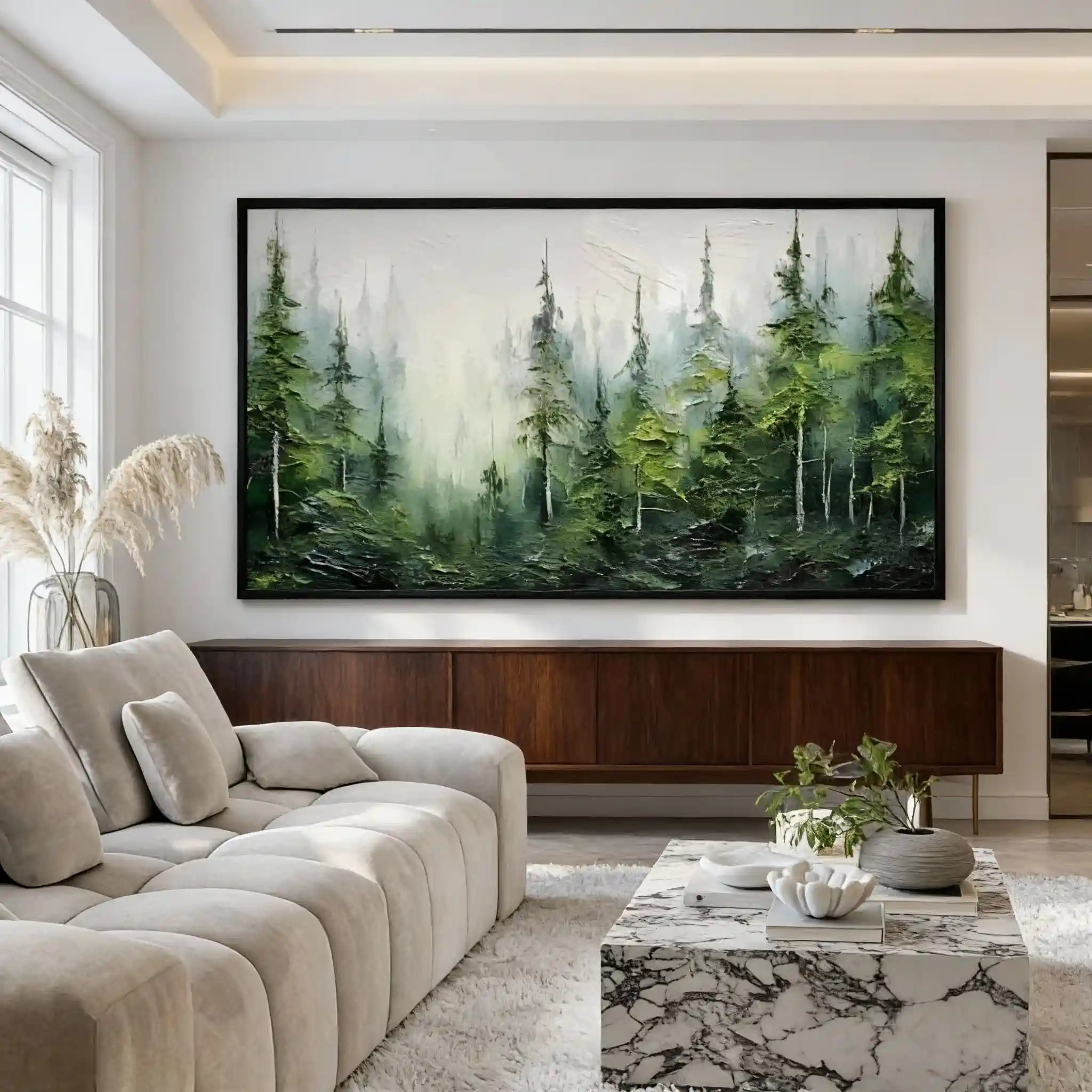 Flower & Tree Abstract Wall Art #FT010