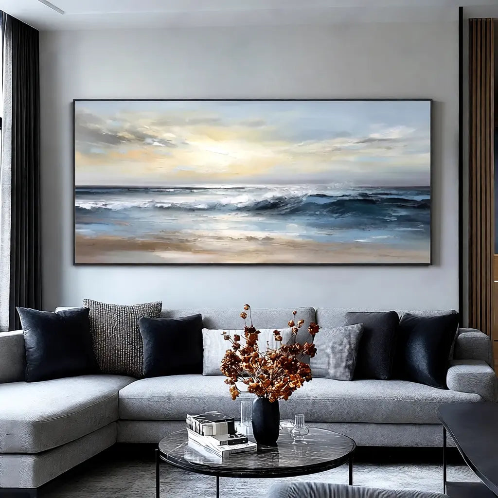 Sea & Sky Abstract Wall Art #MS134