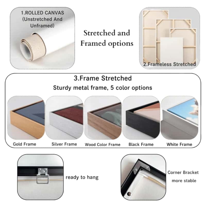 Flower & Tree Abstract Textured Wall Art #TFT001