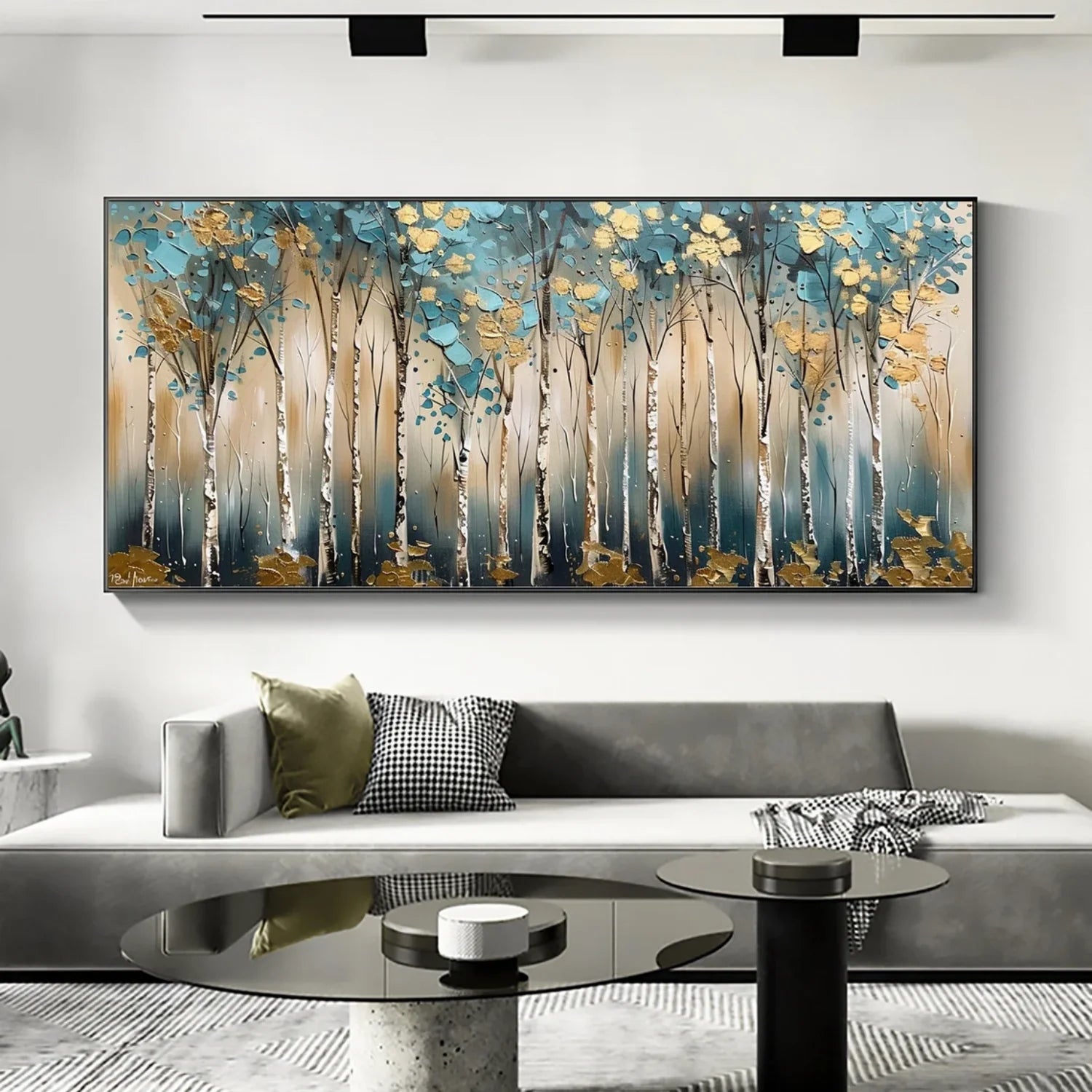 Tree Abstract Textured Wall Art #TP044
