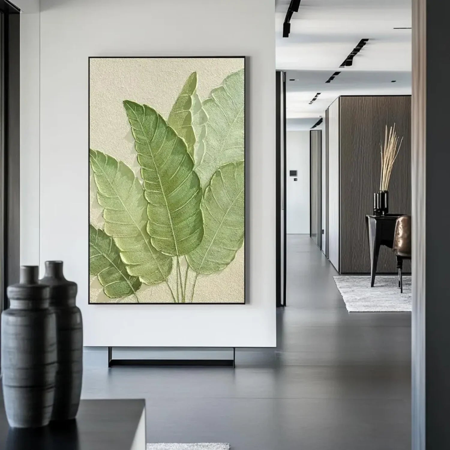 Flower & Tree Abstract Textured Wall Art #ML102