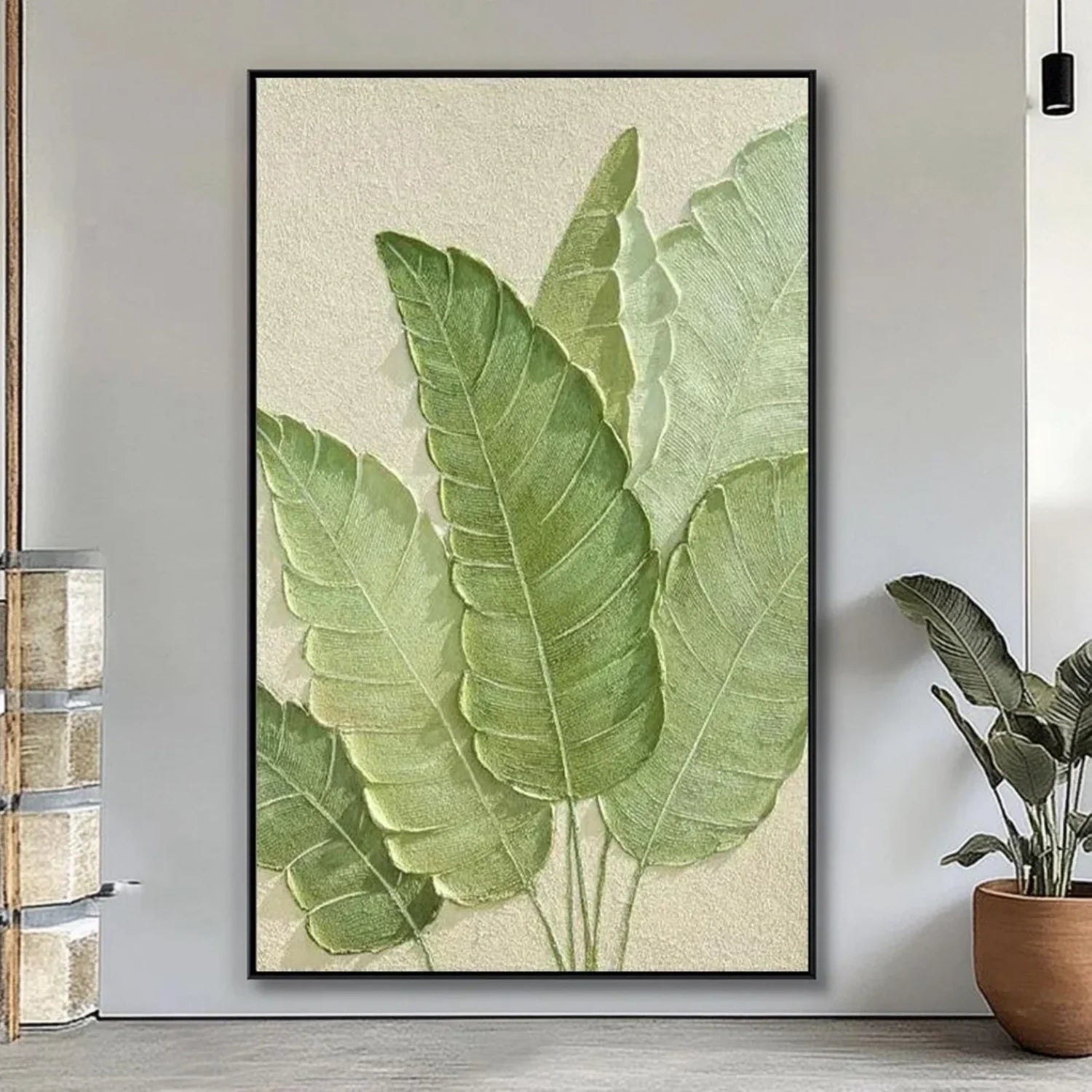 Flower & Tree Abstract Textured Wall Art #ML102