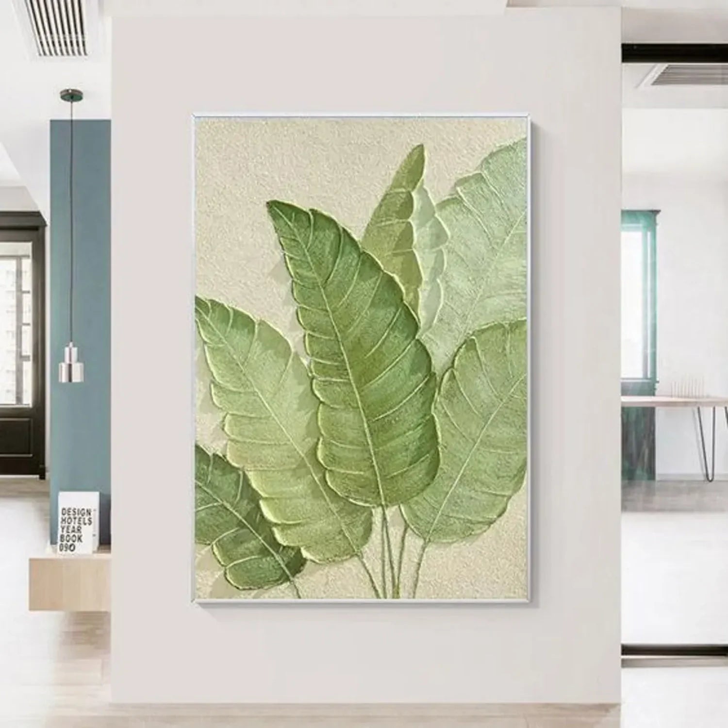 Flower & Tree Abstract Textured Wall Art #ML102