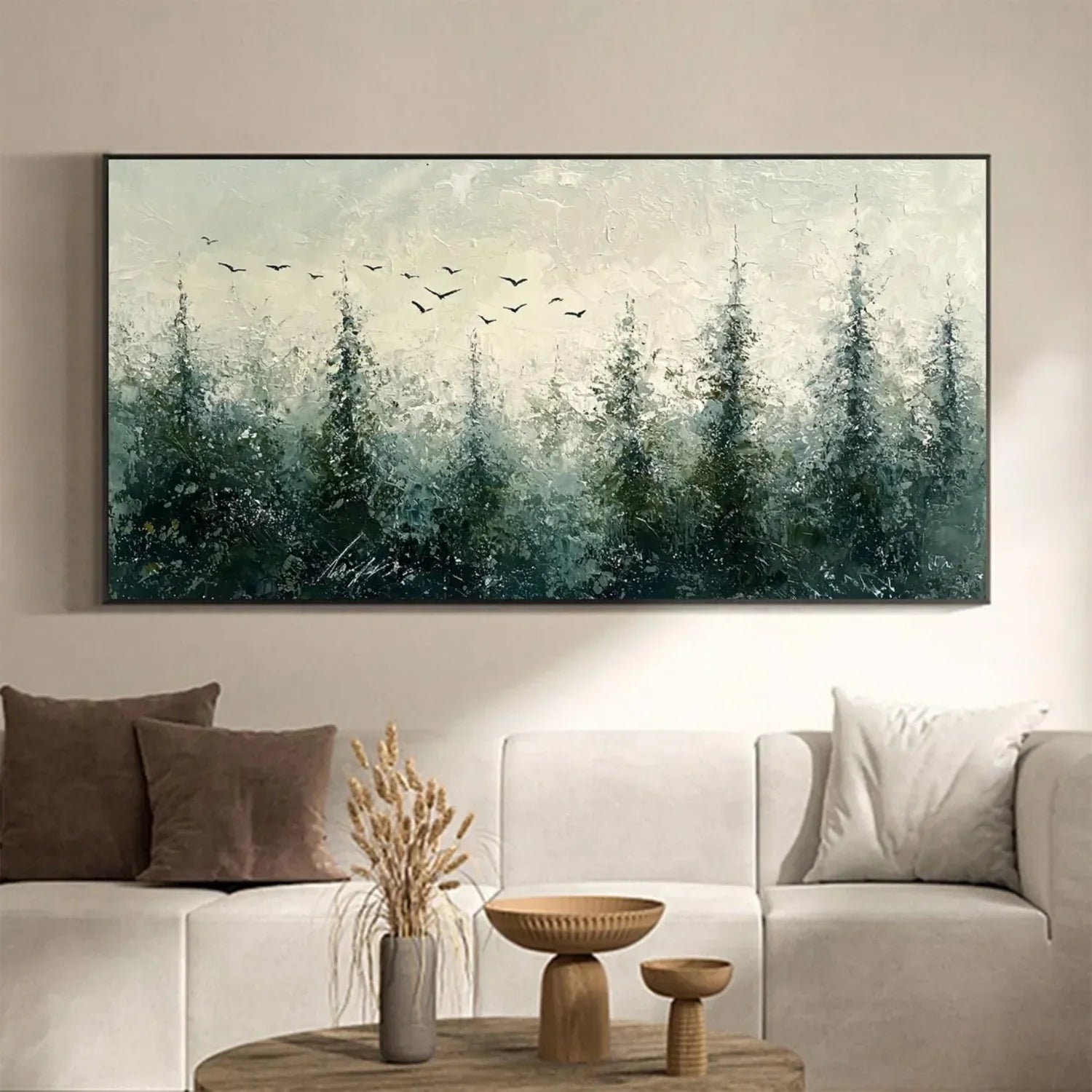 Tree Abstract Textured Wall Art #TP041