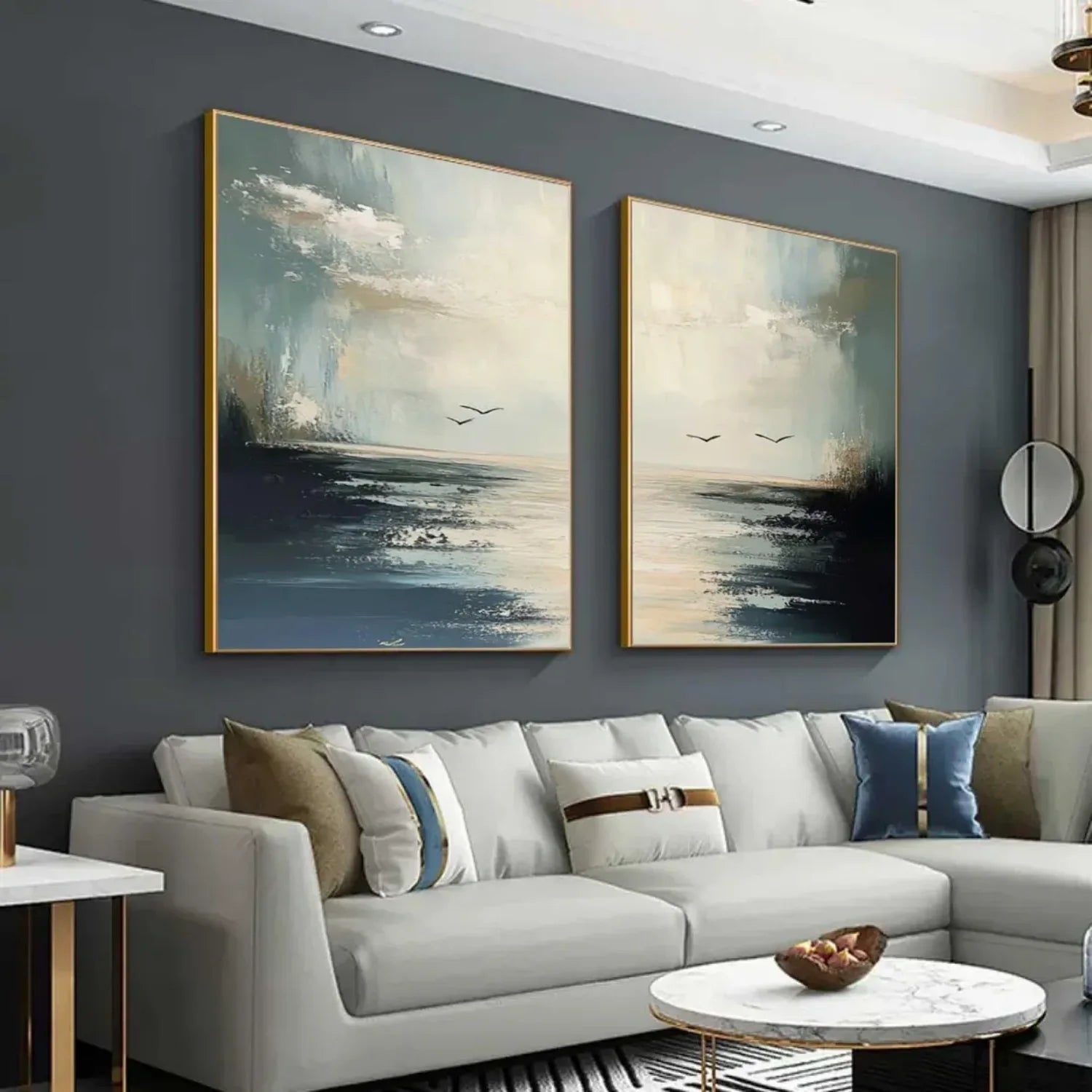 Sea & Sky Abstract Wall Art #MS129