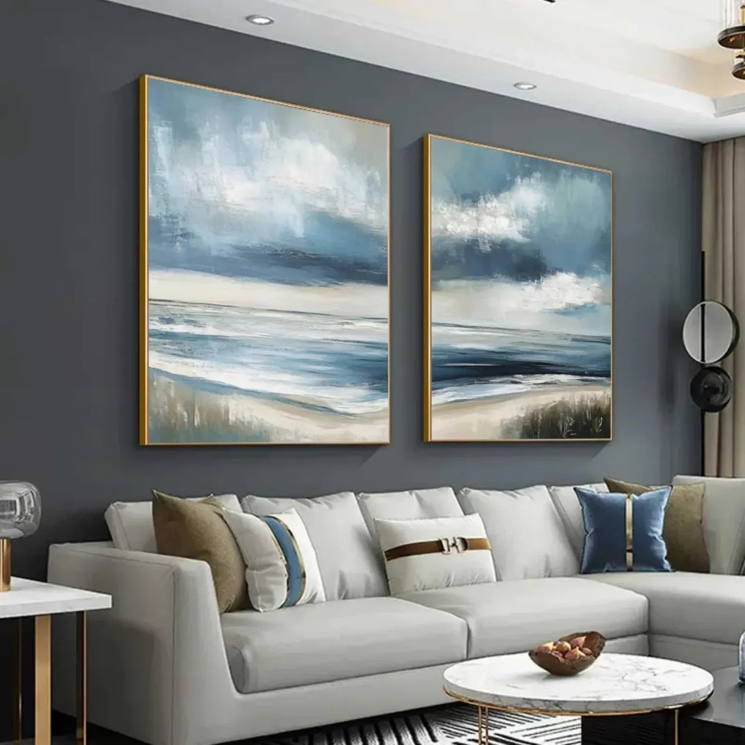 Sea & Sky Abstract Wall Art #MS128