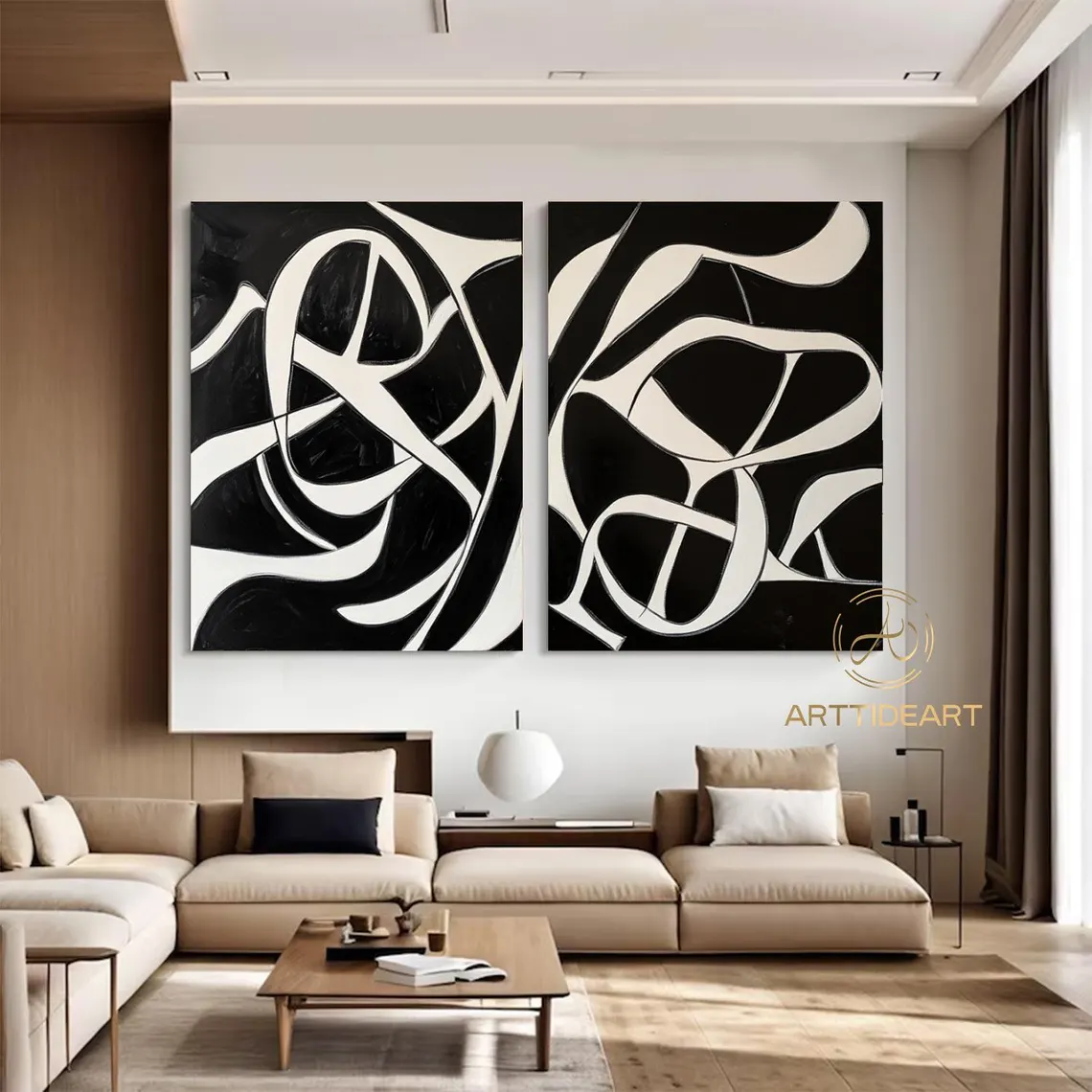 Abstract Tranquility Set of 2 #WS557